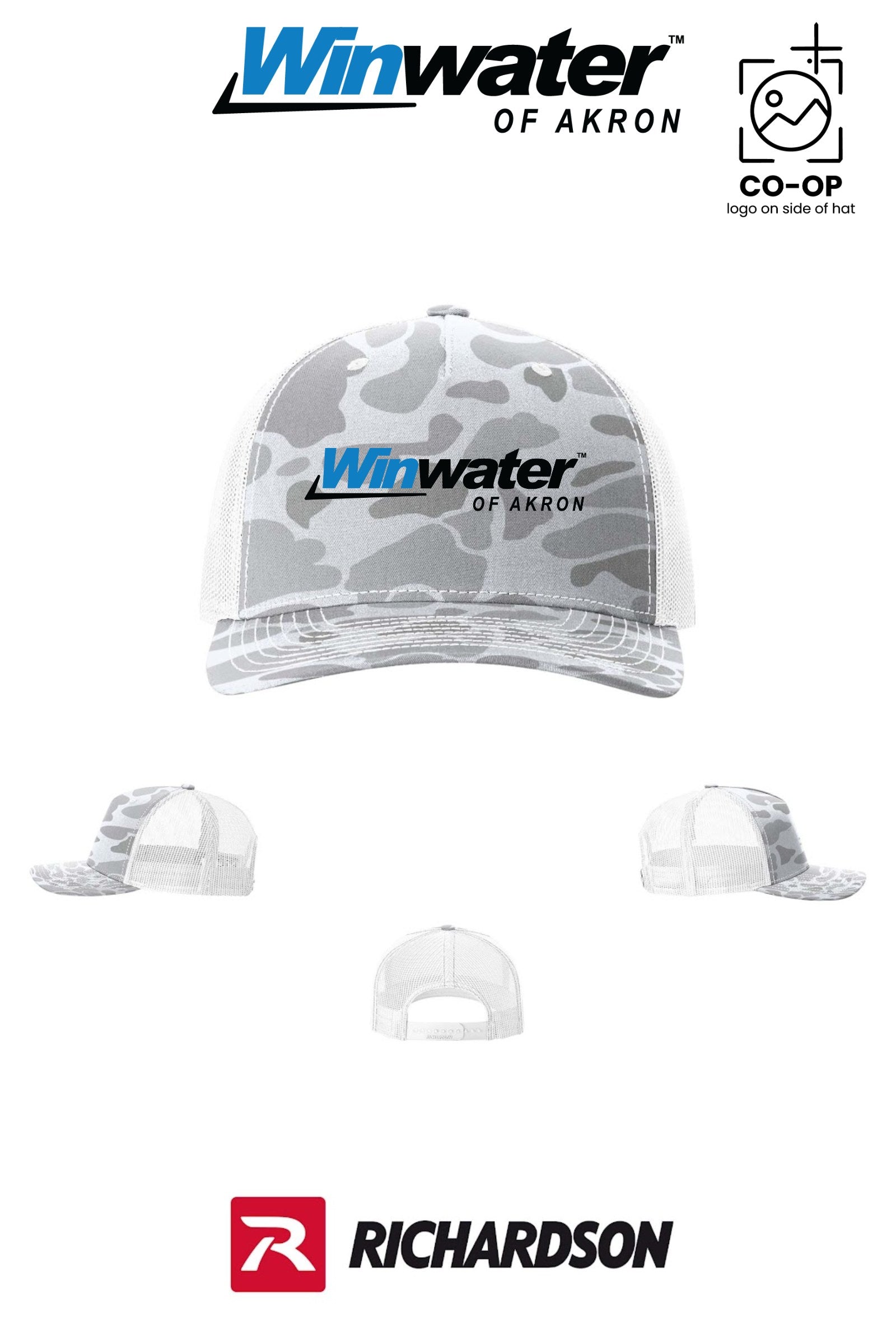 Richardson 112PFP Printed Five-Panel Trucker - Winwater of Akron