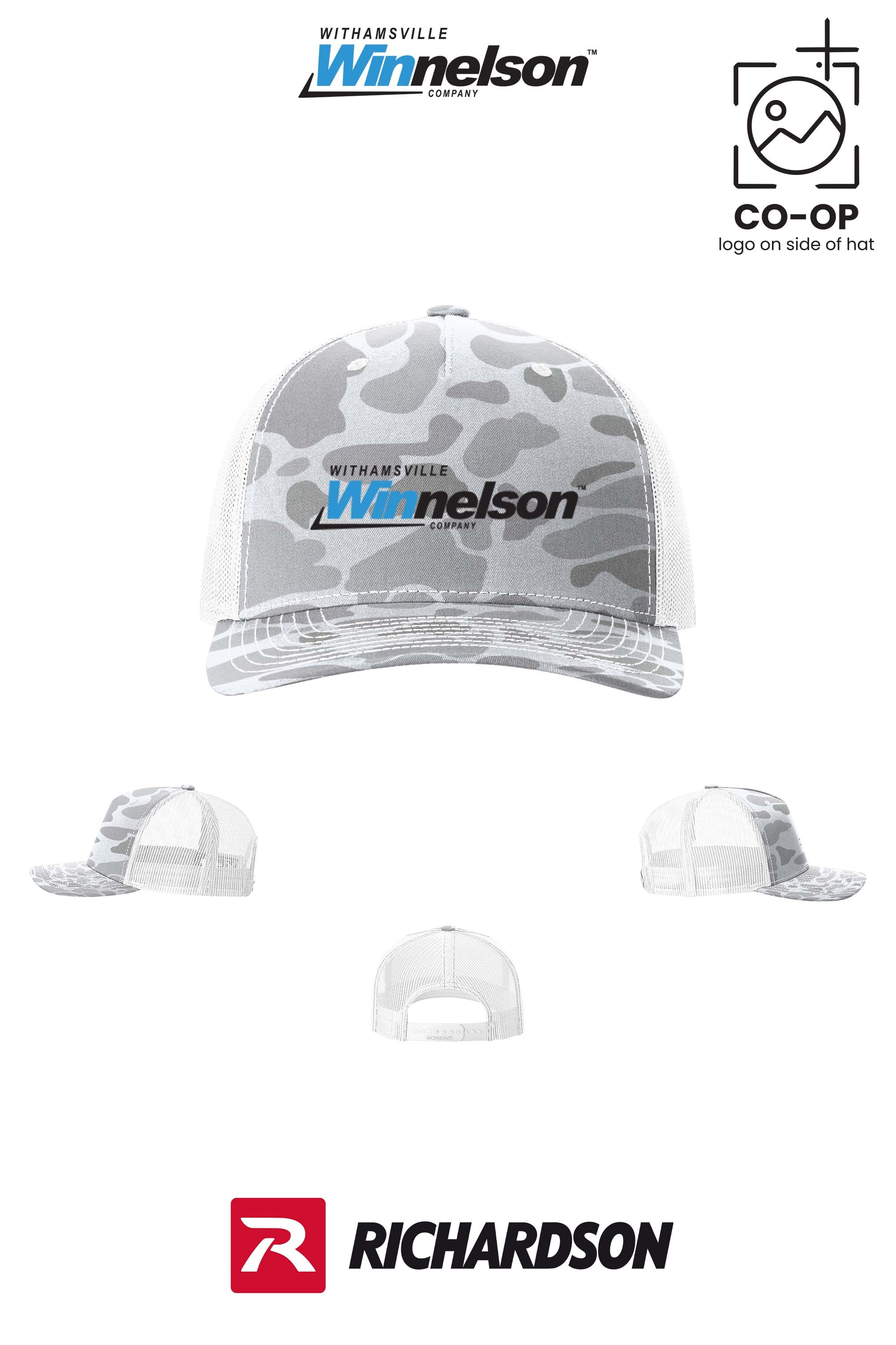Richardson 112PFP Printed Five-Panel Trucker - Withamsville Winnelson