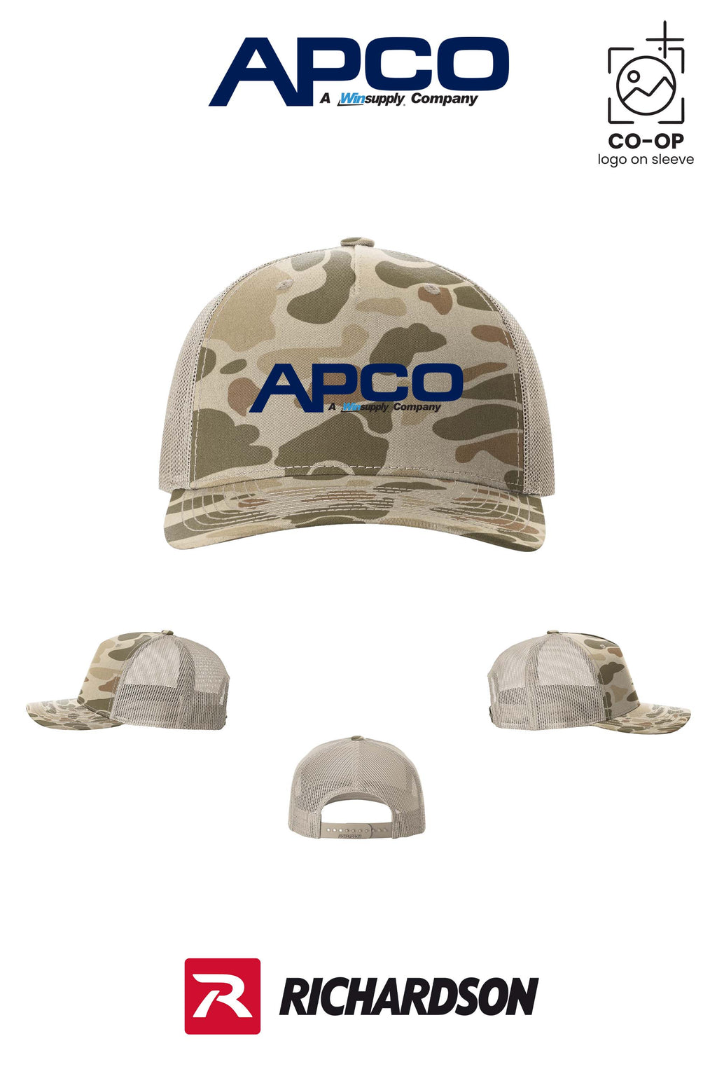 Richardson 112PFP Printed Five-Panel Trucker - APCO Supply - Indianapolis