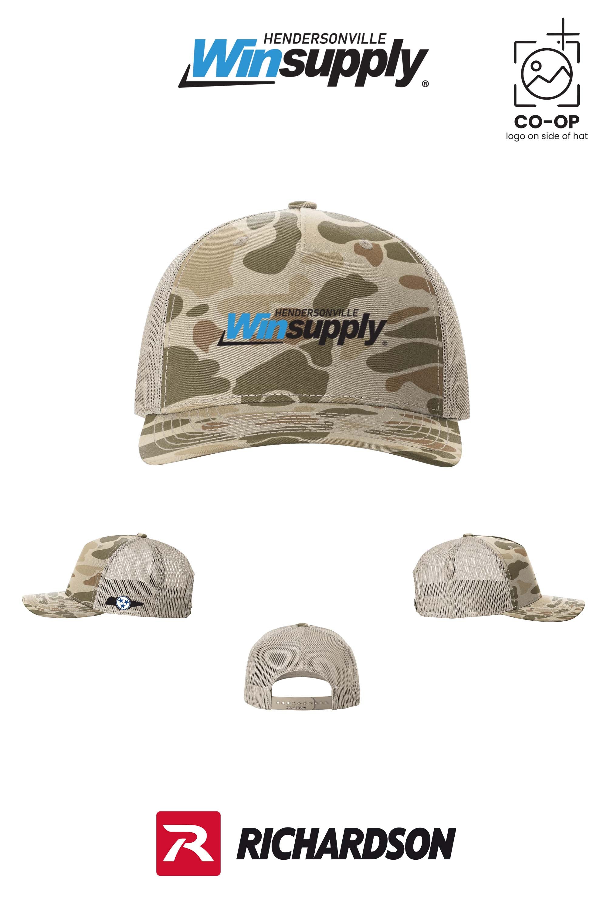 Richardson 112PFP Printed Five-Panel Trucker - Winsupply of Hendersonville