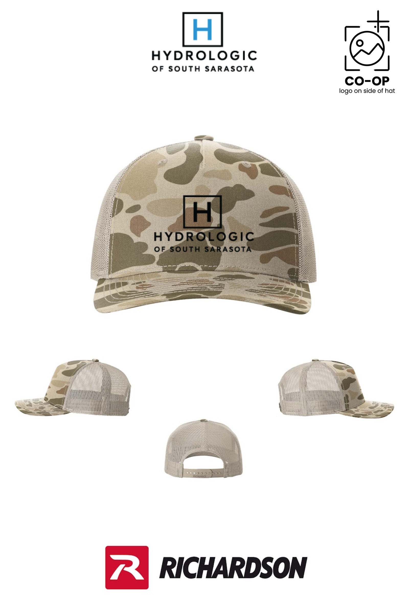 Richardson 112PFP Printed Five-Panel Trucker - Winsupply Sarasota FL Co.