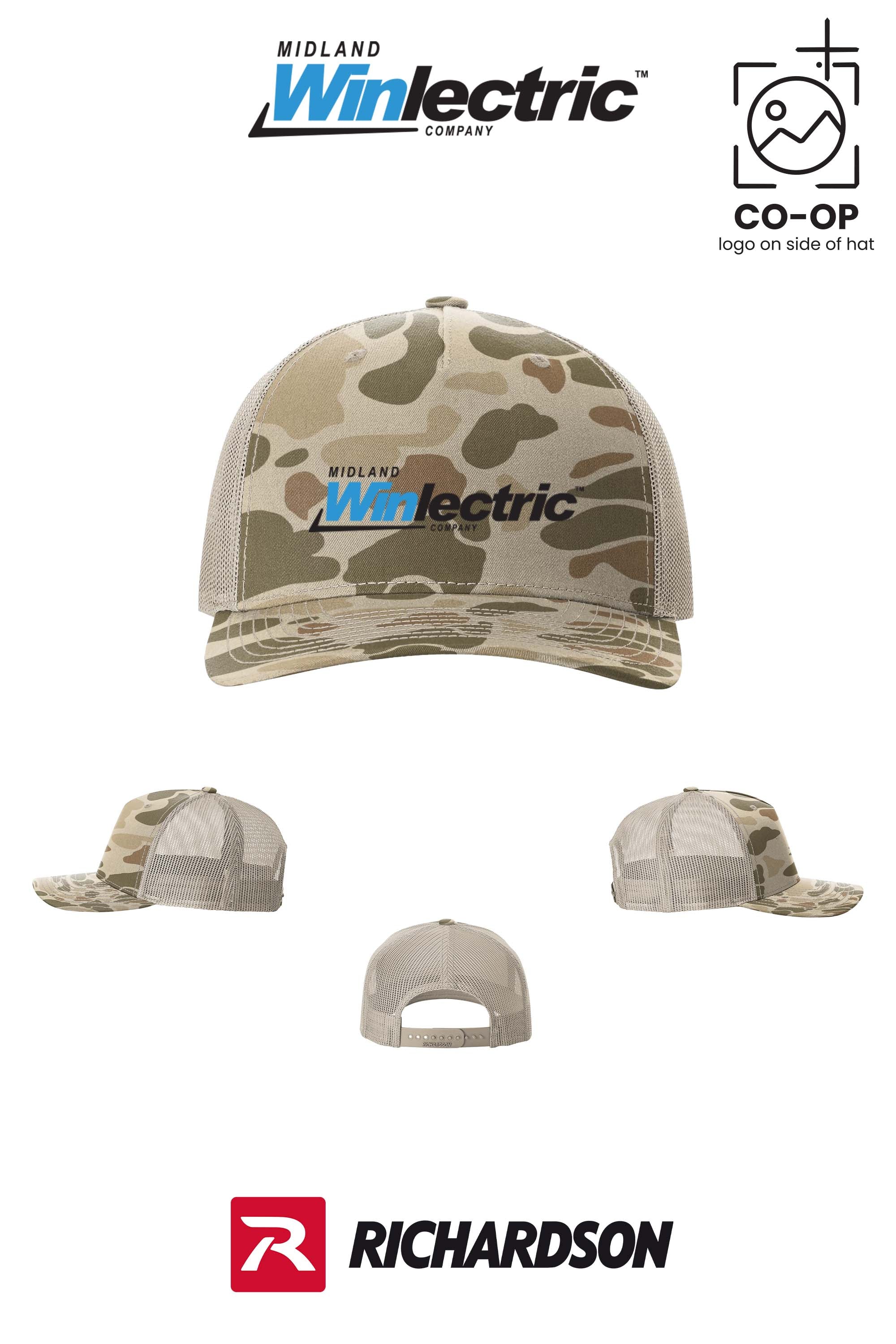 Richardson 112PFP Printed Five-Panel Trucker - Winlectric of Midland