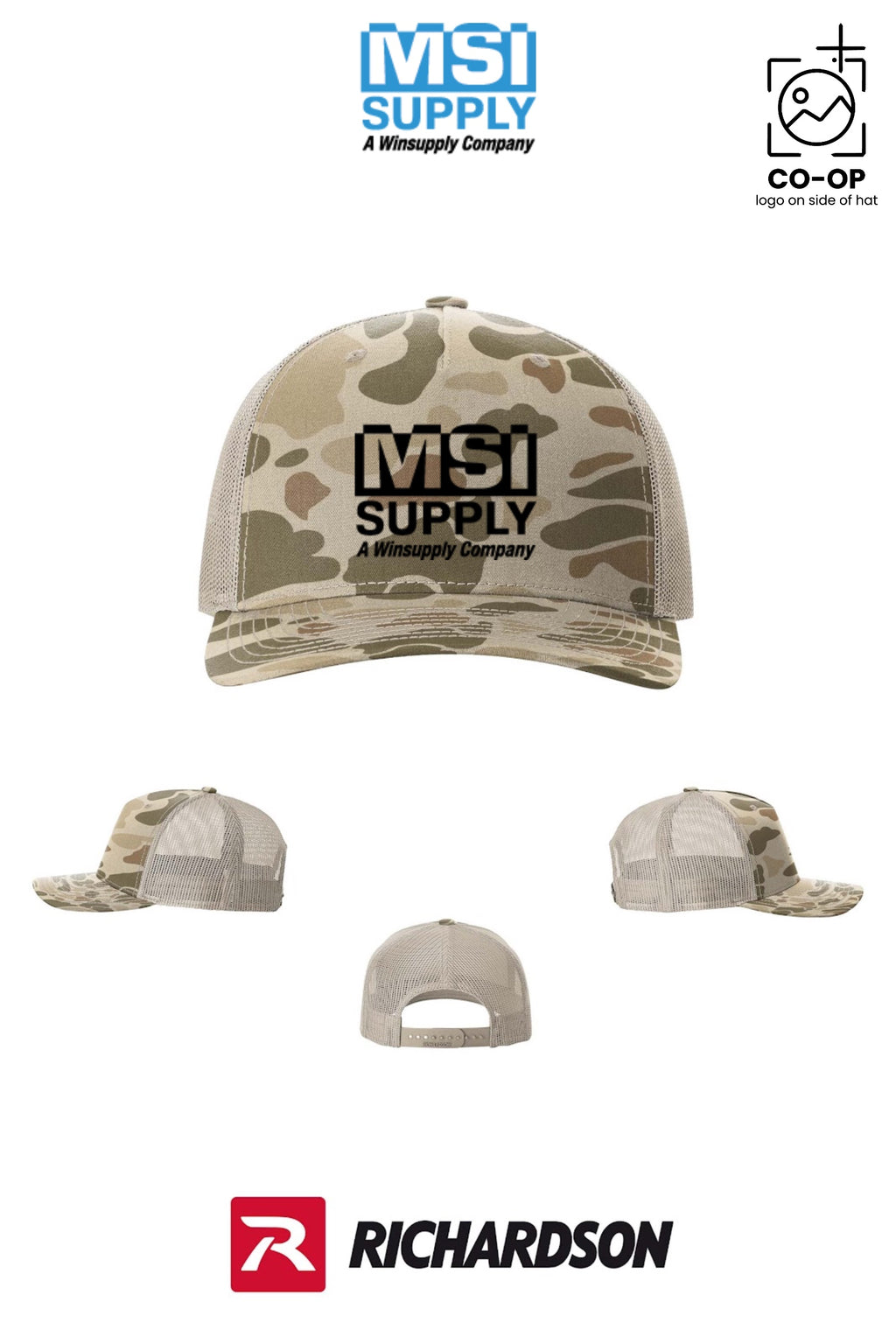 Richardson 112PFP Printed Five-Panel Trucker - MSI Supply Houston