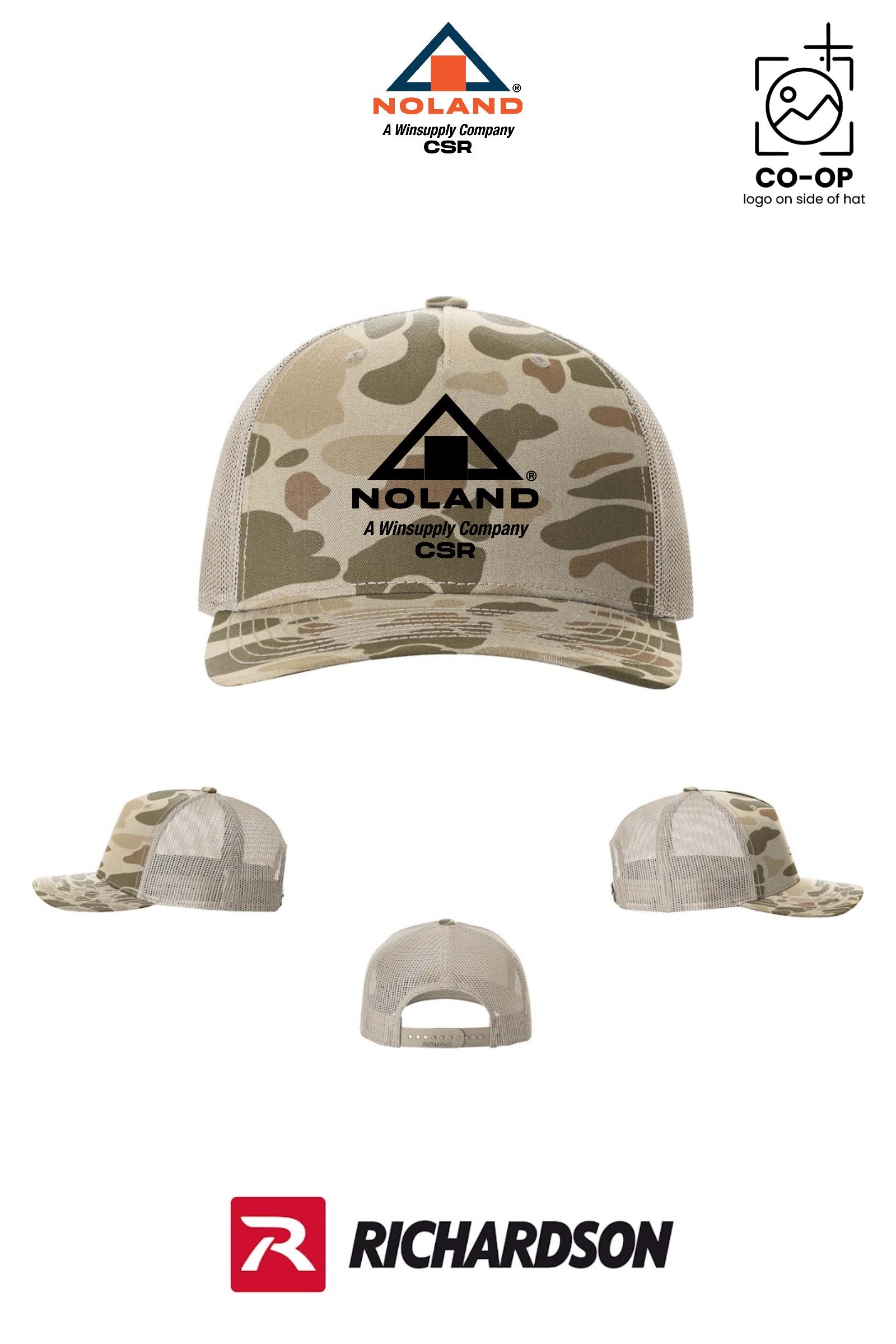 Richardson 112PFP Printed Five-Panel Trucker - Noland CSR
