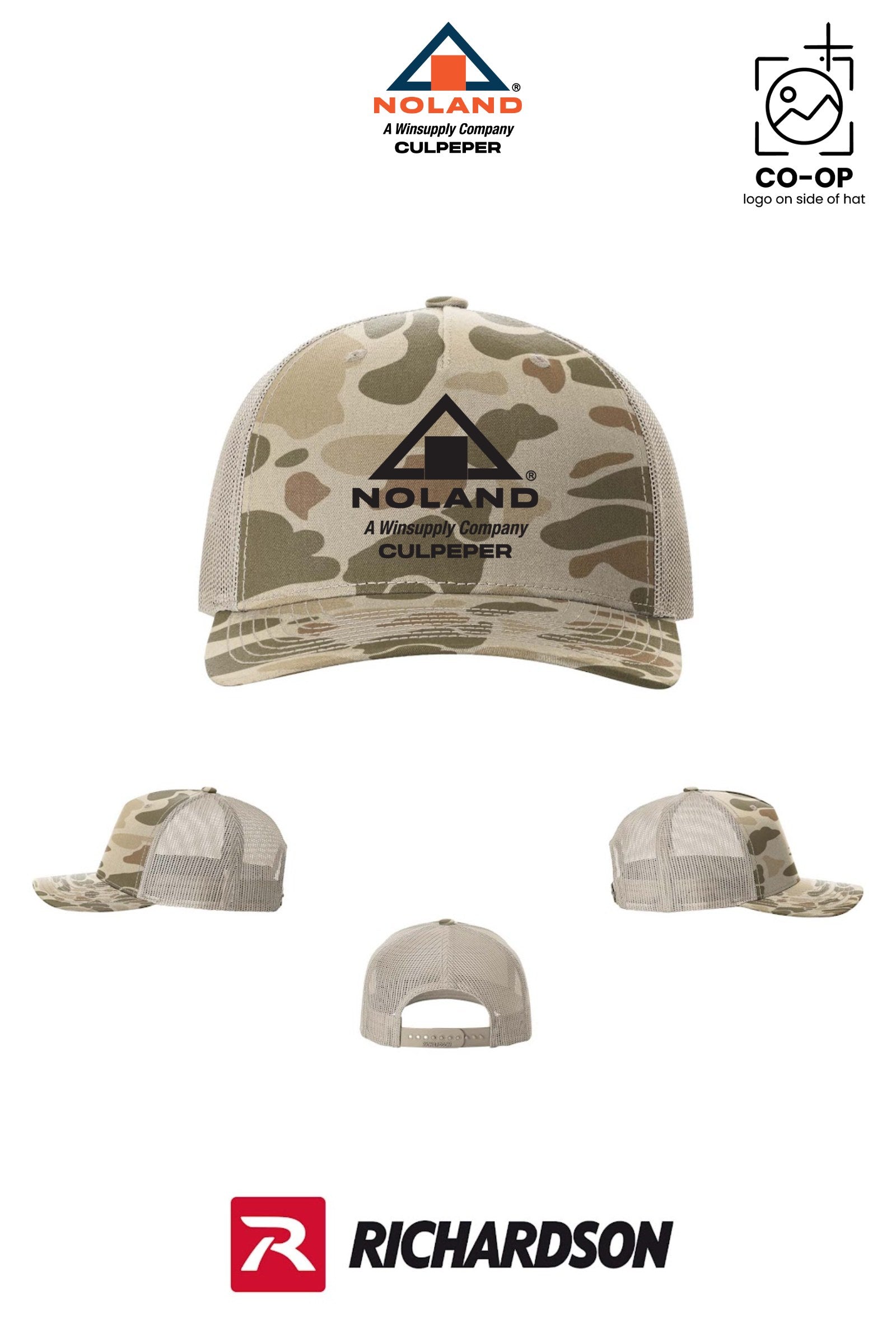 Richardson 112PFP Printed Five-Panel Trucker - Culpeper Noland