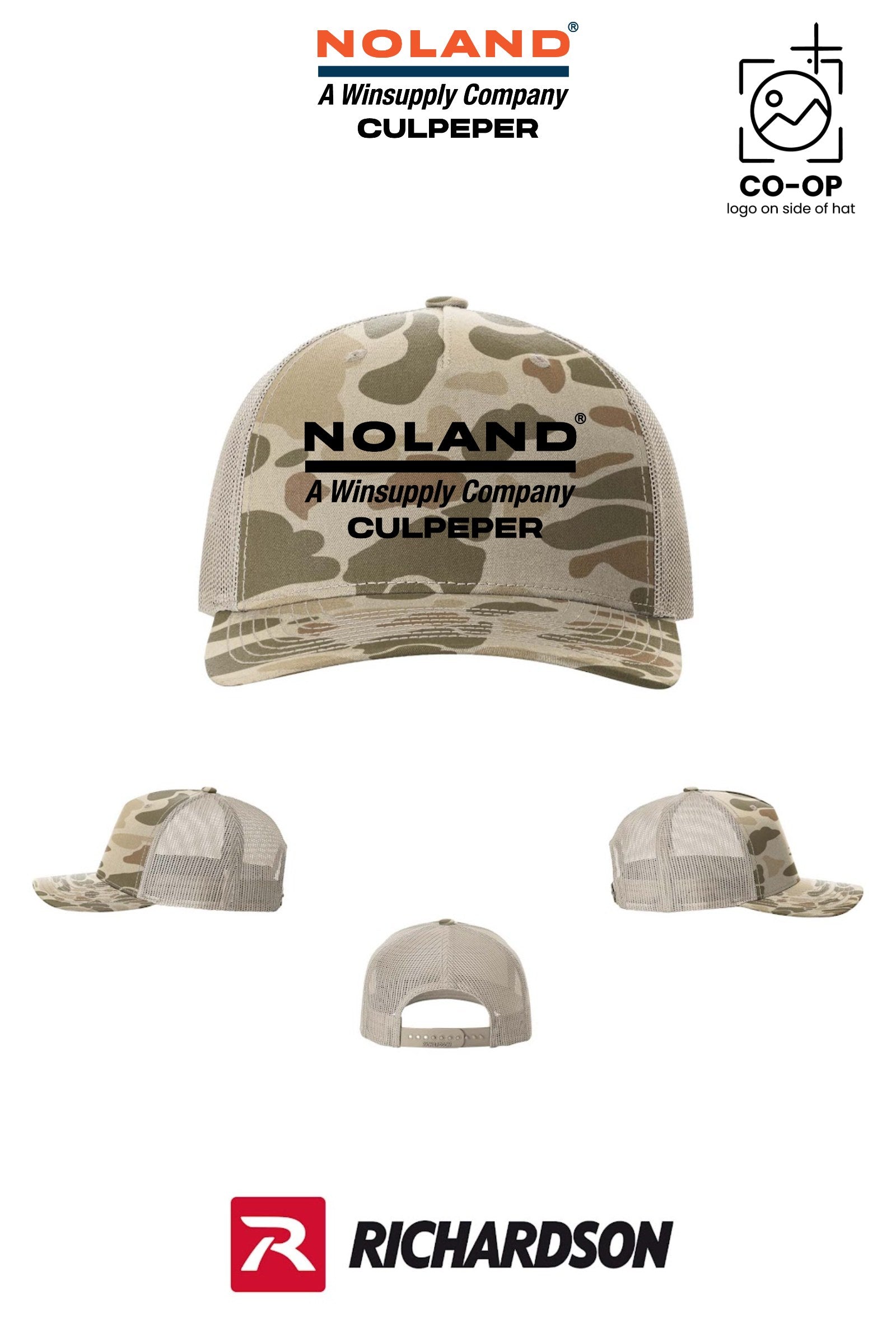 Richardson 112PFP Printed Five-Panel Trucker - Culpeper Noland