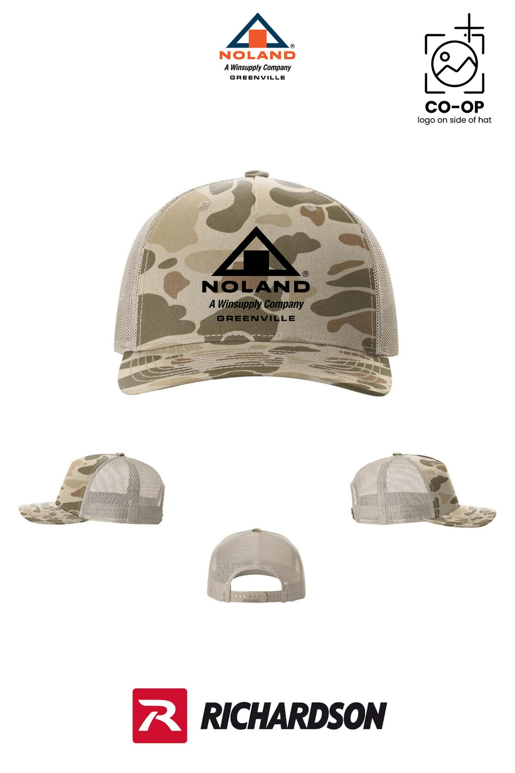 Richardson 112PFP Printed Five-Panel Trucker - Greenville Noland Co.