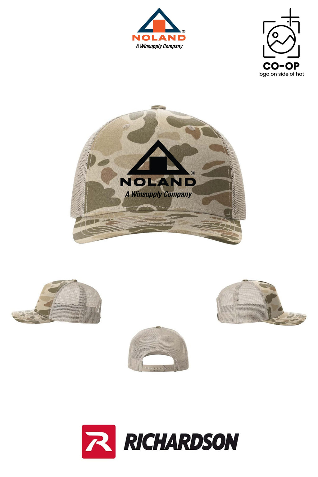 Richardson 112PFP Printed Five-Panel Trucker - Harrison Noland