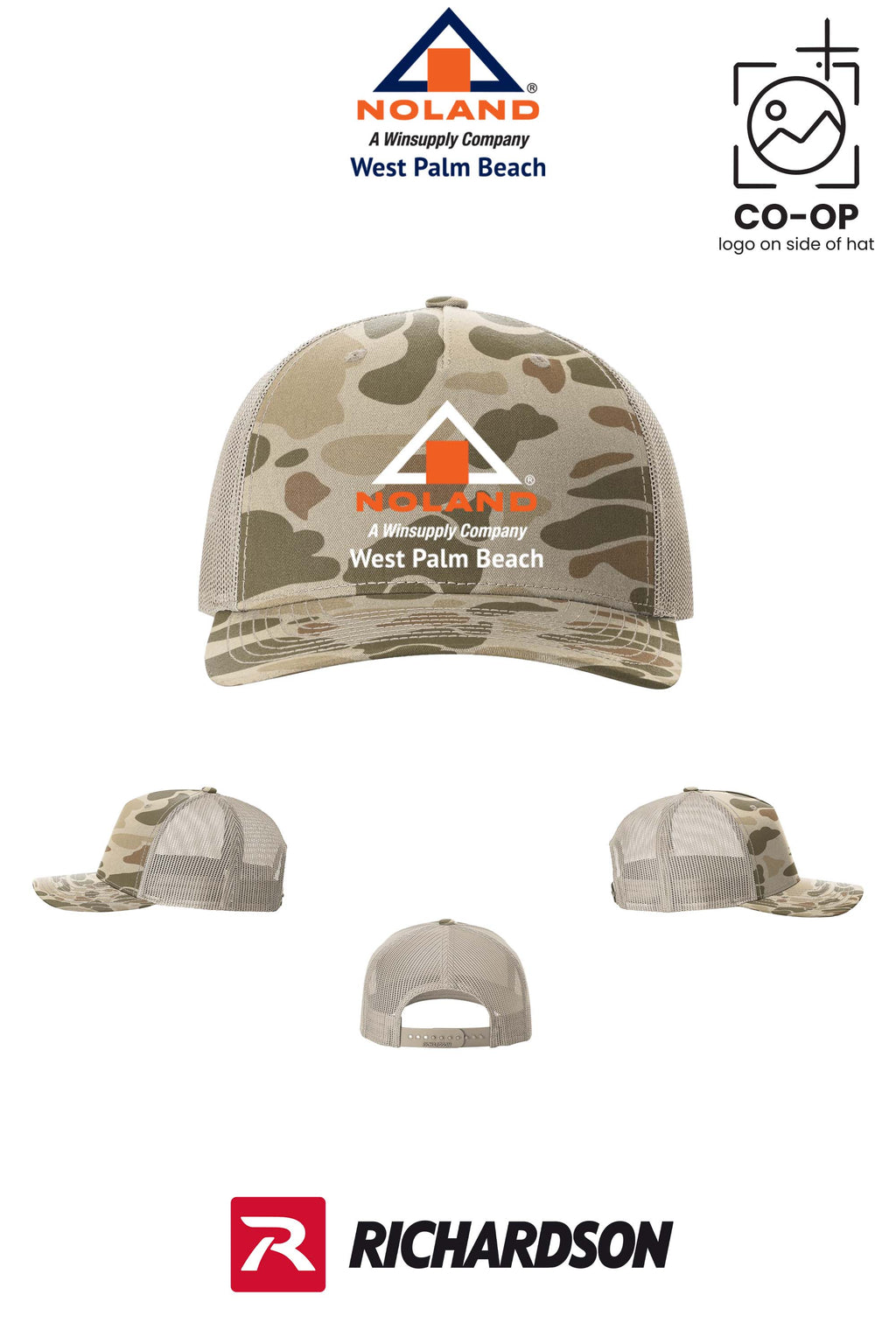 Richardson 112PFP Printed Five-Panel Trucker - Noland West Palm Beach