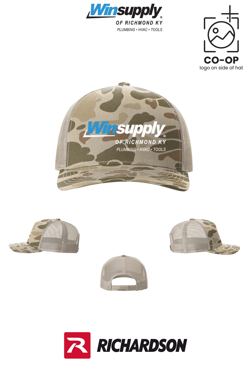 Richardson 112PFP Printed Five-Panel Trucker - Winsupply of Richmond KY