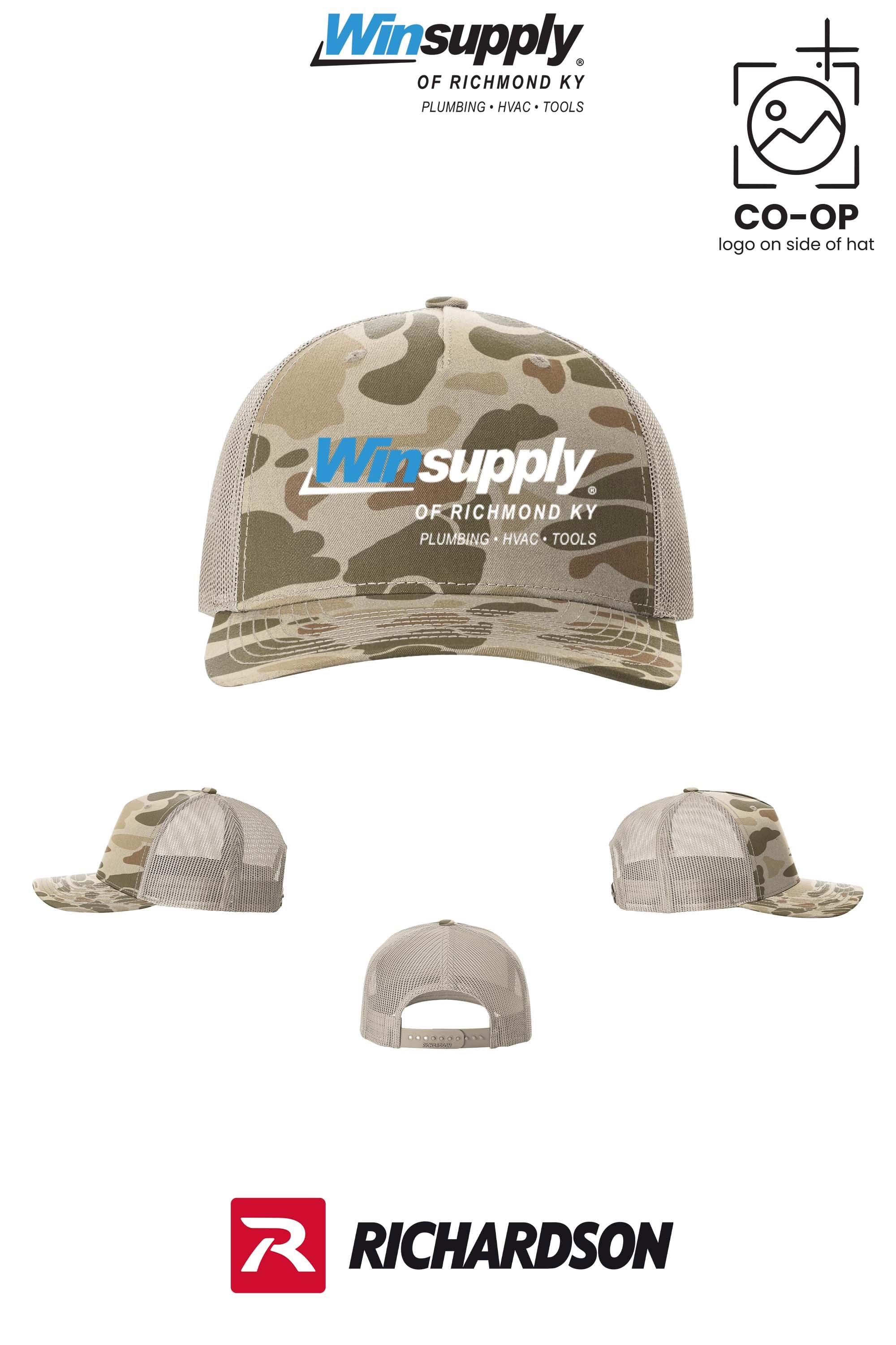Richardson 112PFP Printed Five-Panel Trucker - Winsupply of Richmond KY