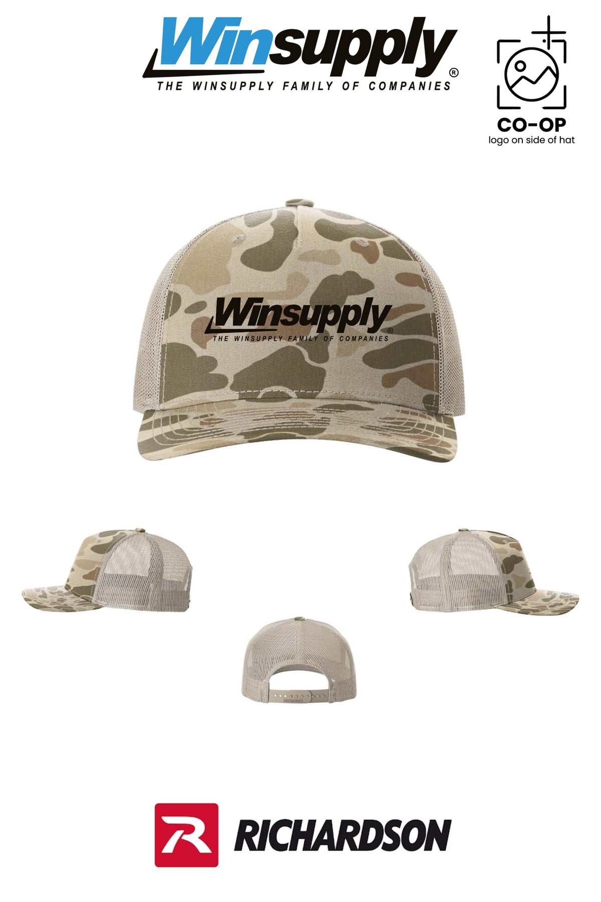 Richardson 112PFP Printed Five-Panel Trucker - Winsupply of Coraopolis