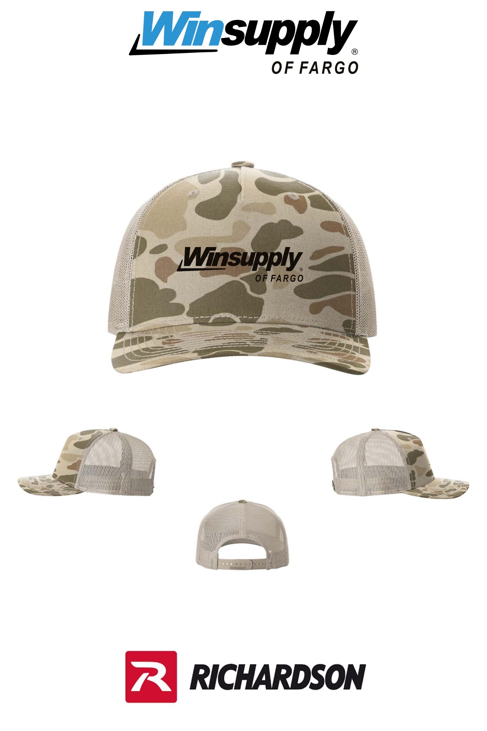 Richardson 112PFP Printed Five-Panel Trucker - Winsupply of Fargo