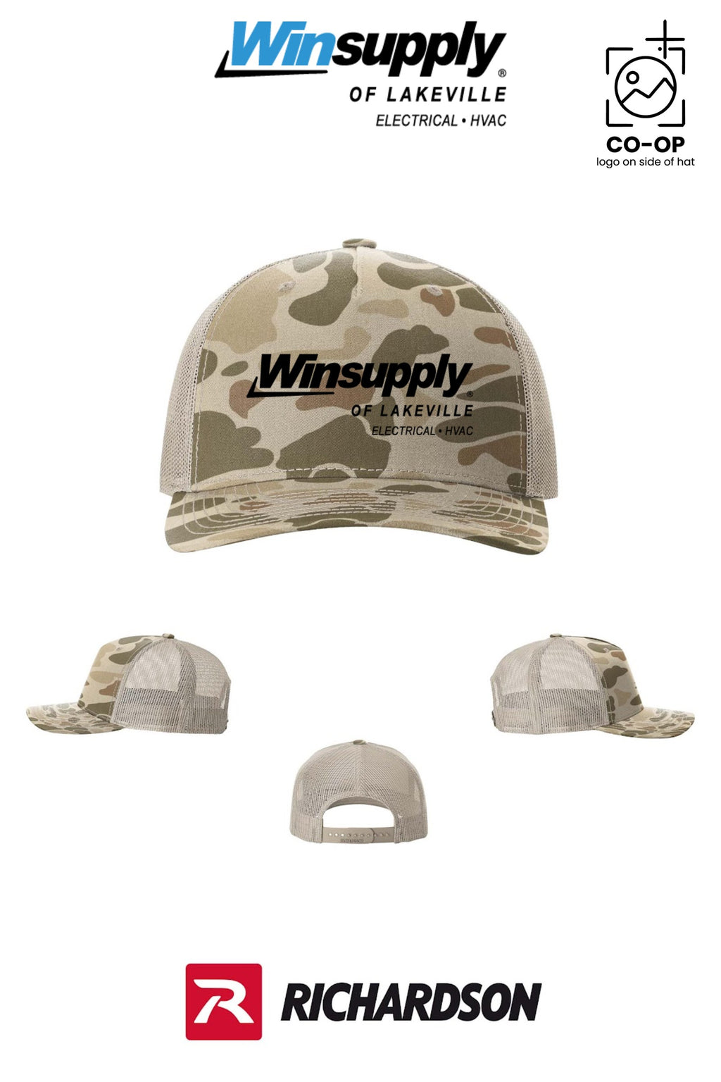 Richardson 112PFP Printed Five-Panel Trucker - Winsupply of Lakeville