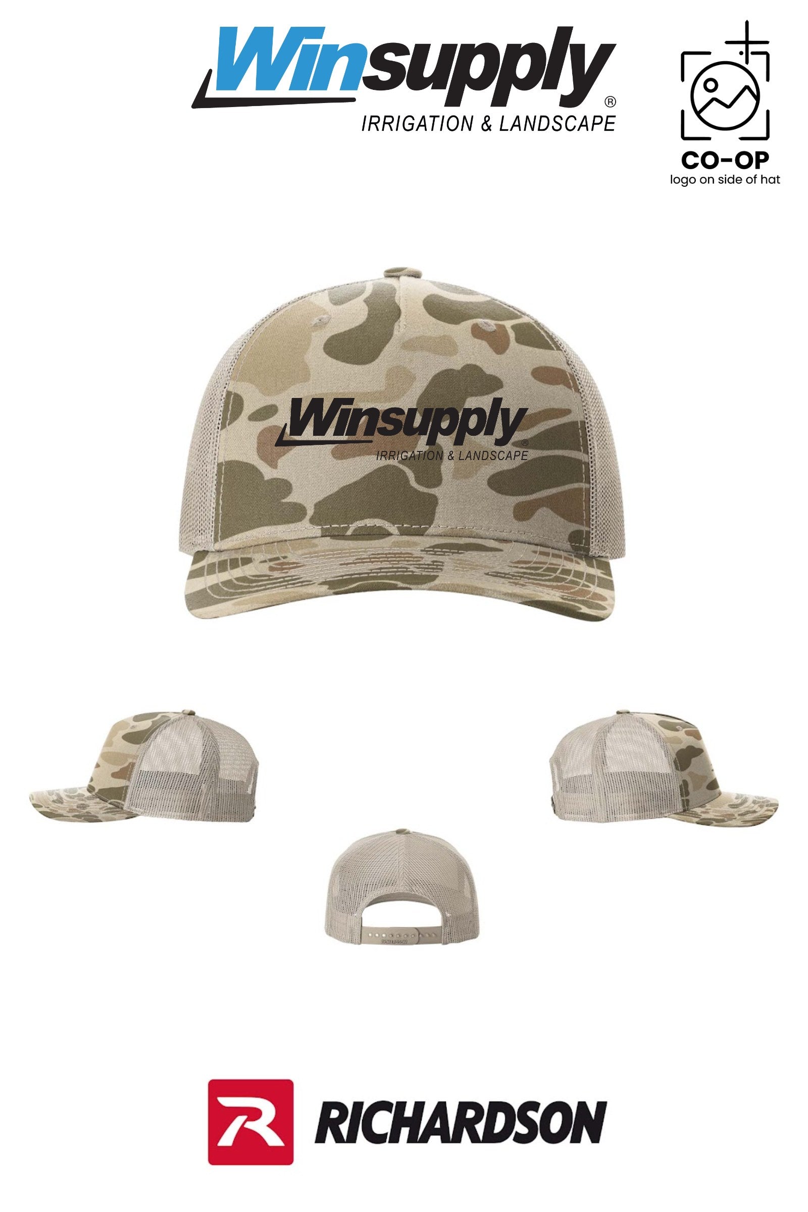 Richardson 112PFP Printed Five-Panel Trucker - Winsupply NE Albuquerque NM Co.