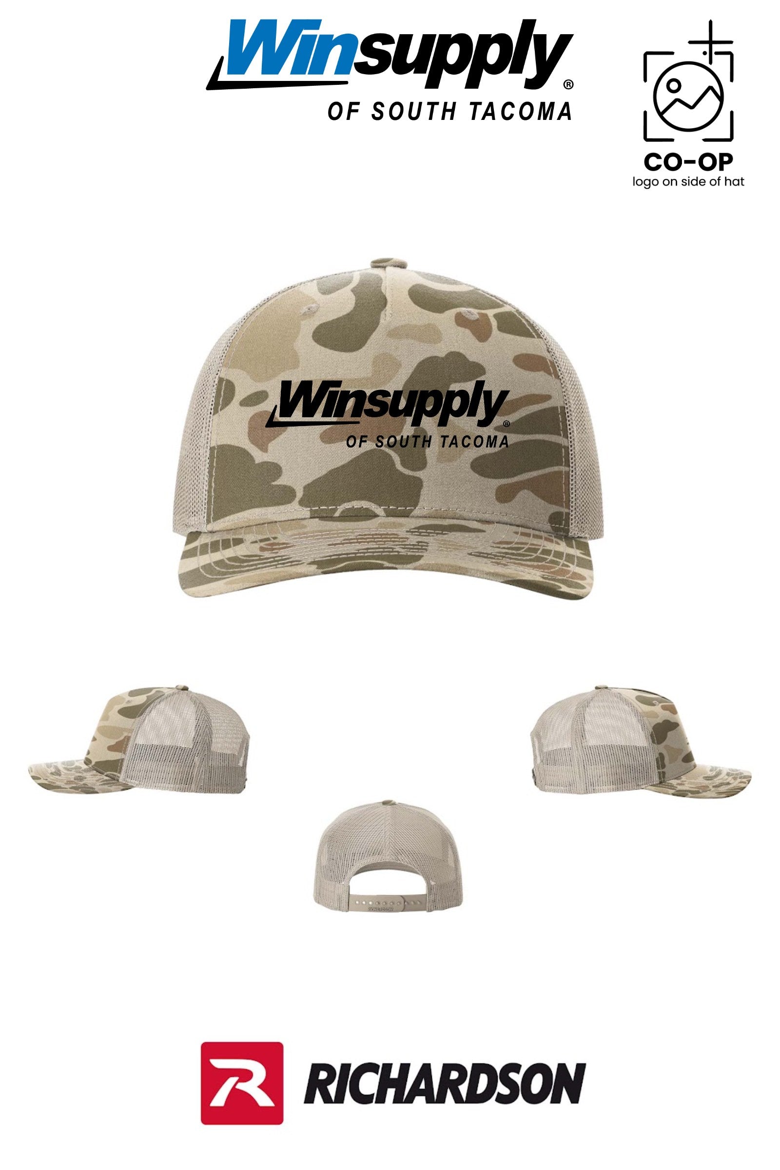 Richardson 112PFP Printed Five-Panel Trucker - Winsupply of South Tacoma