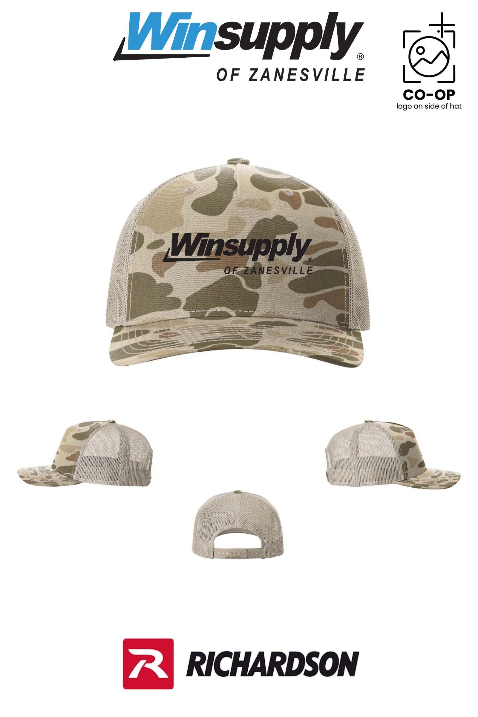 Richardson 112PFP Printed Five-Panel Trucker - Winsupply of Zanesville