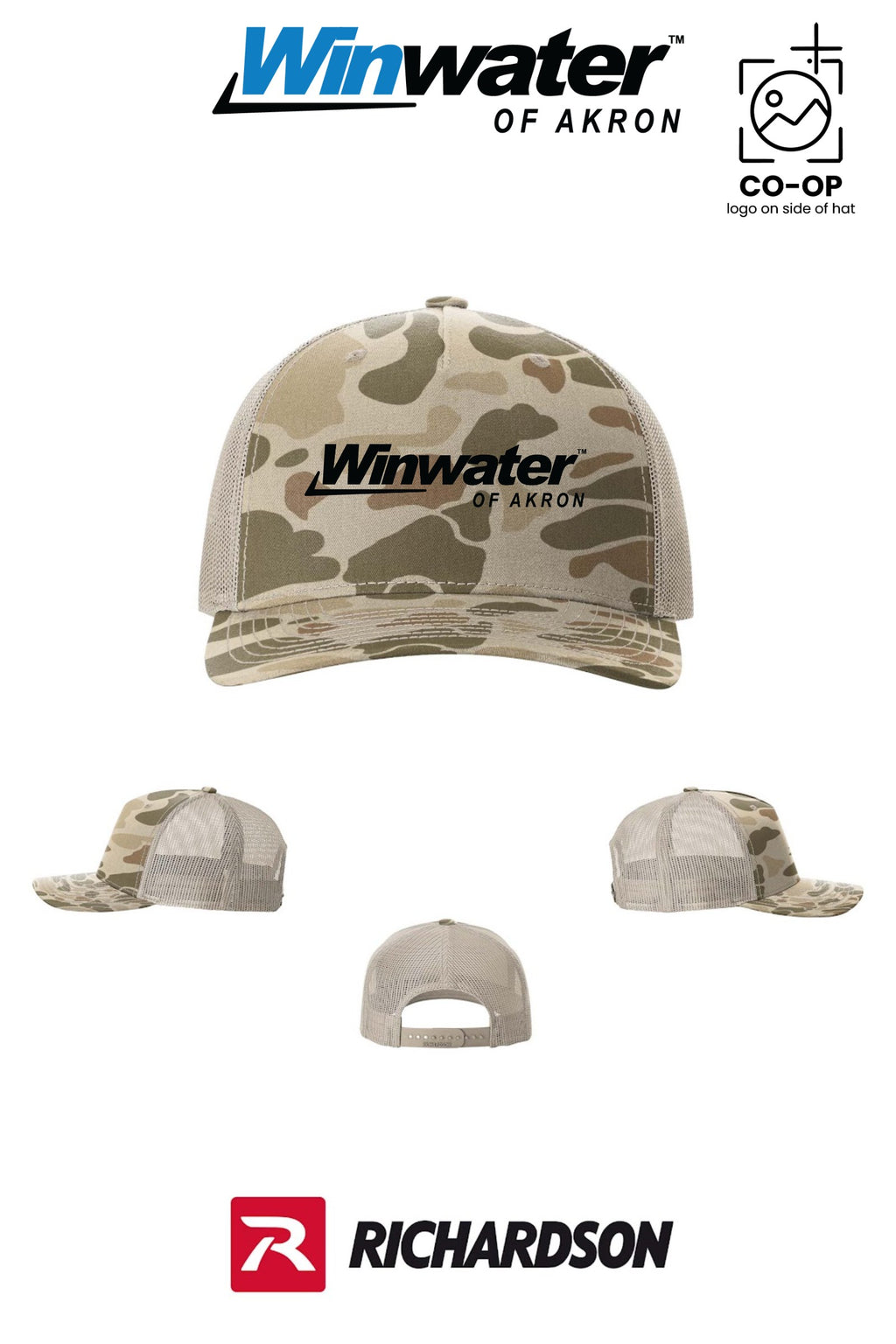 Richardson 112PFP Printed Five-Panel Trucker - Winwater of Akron