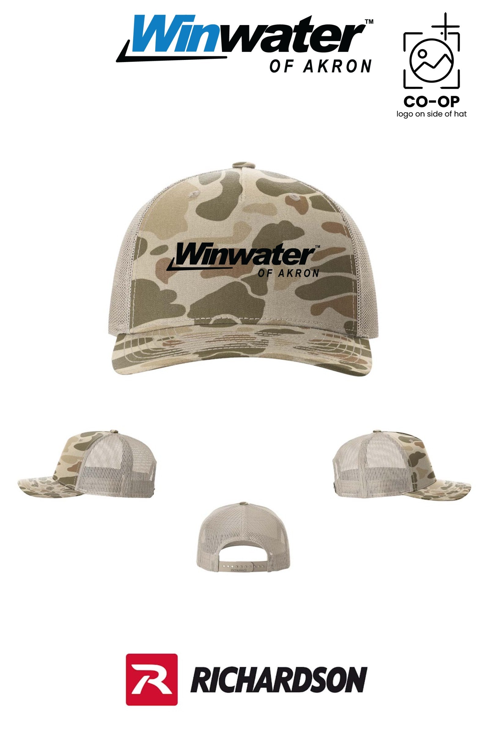 Richardson 112PFP Printed Five-Panel Trucker - Winwater of Akron