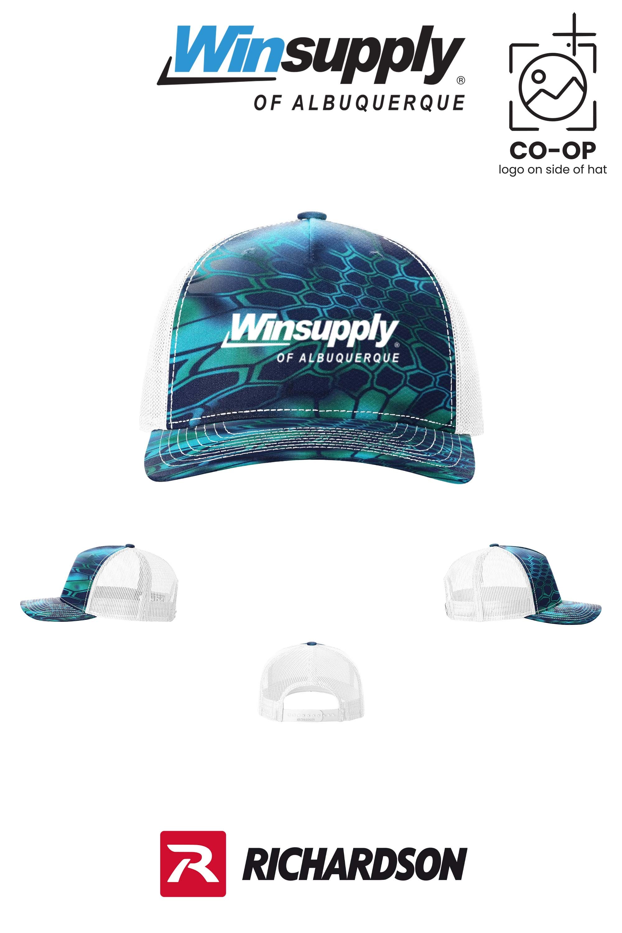 Richardson 112PFP Printed Five-Panel Trucker - Winsupply of Albuquerque