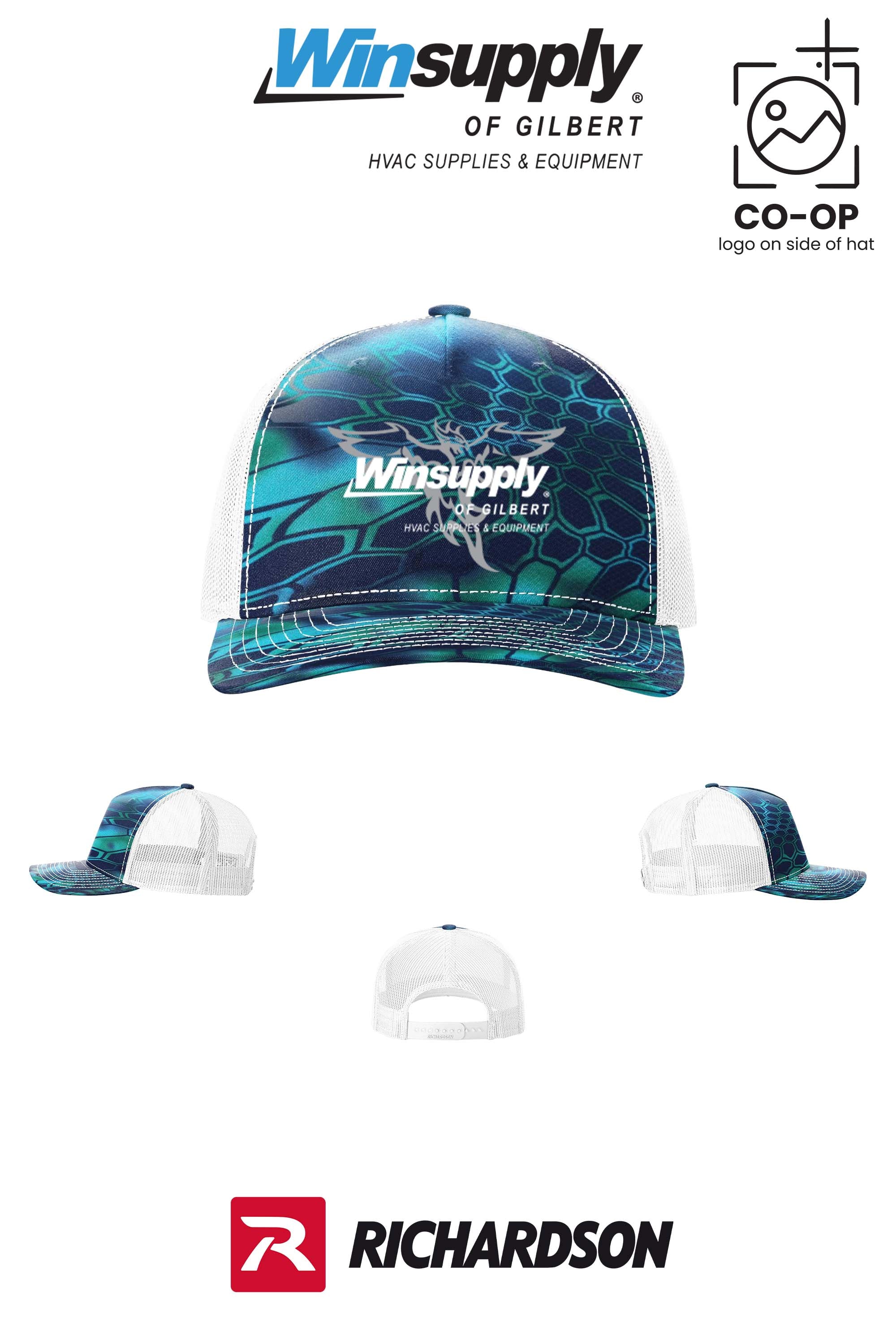 Richardson 112PFP Printed Five-Panel Trucker - Winsupply of Gilbert