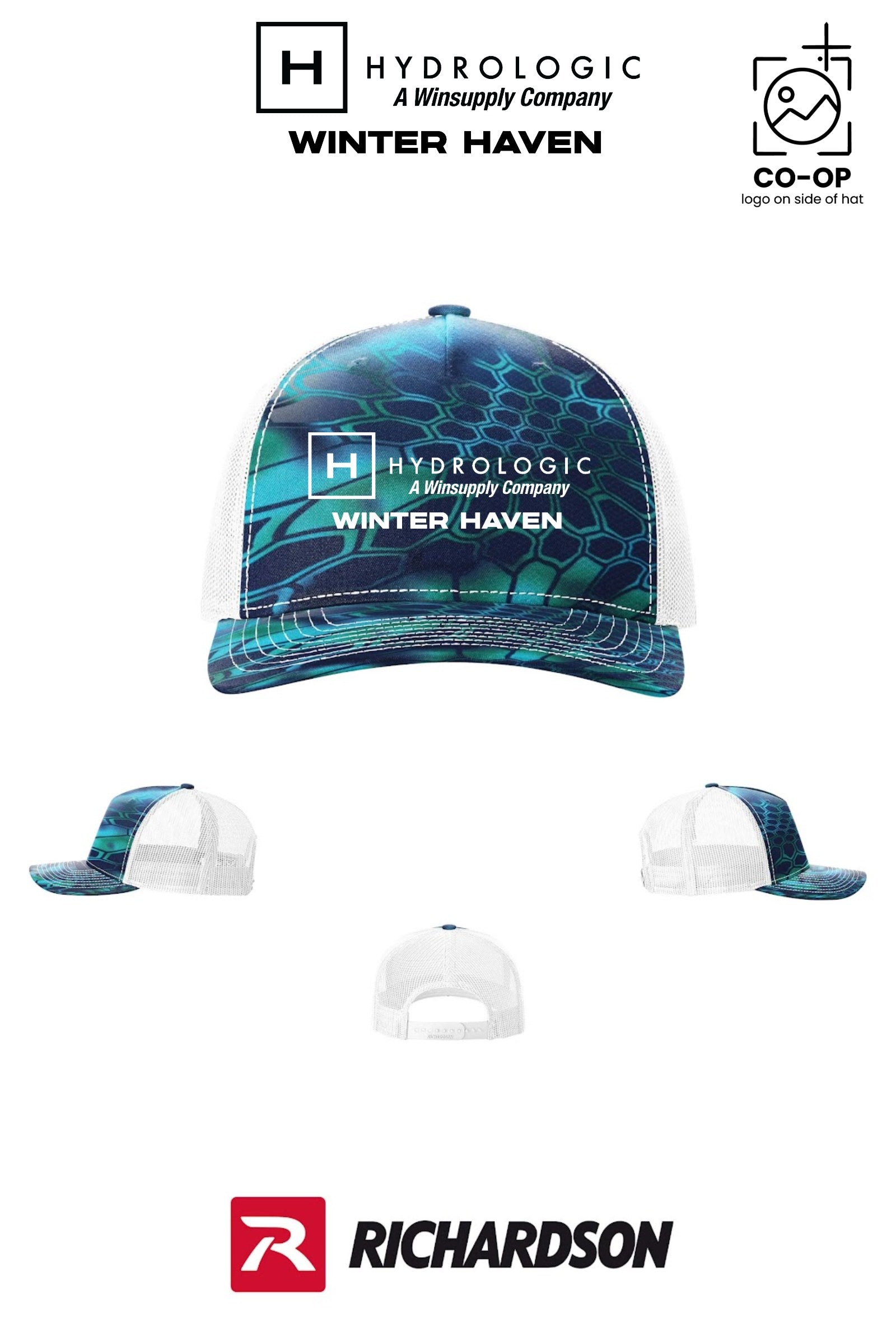 Richardson 112PFP Printed Five-Panel Trucker - Winsupply of Winter Haven