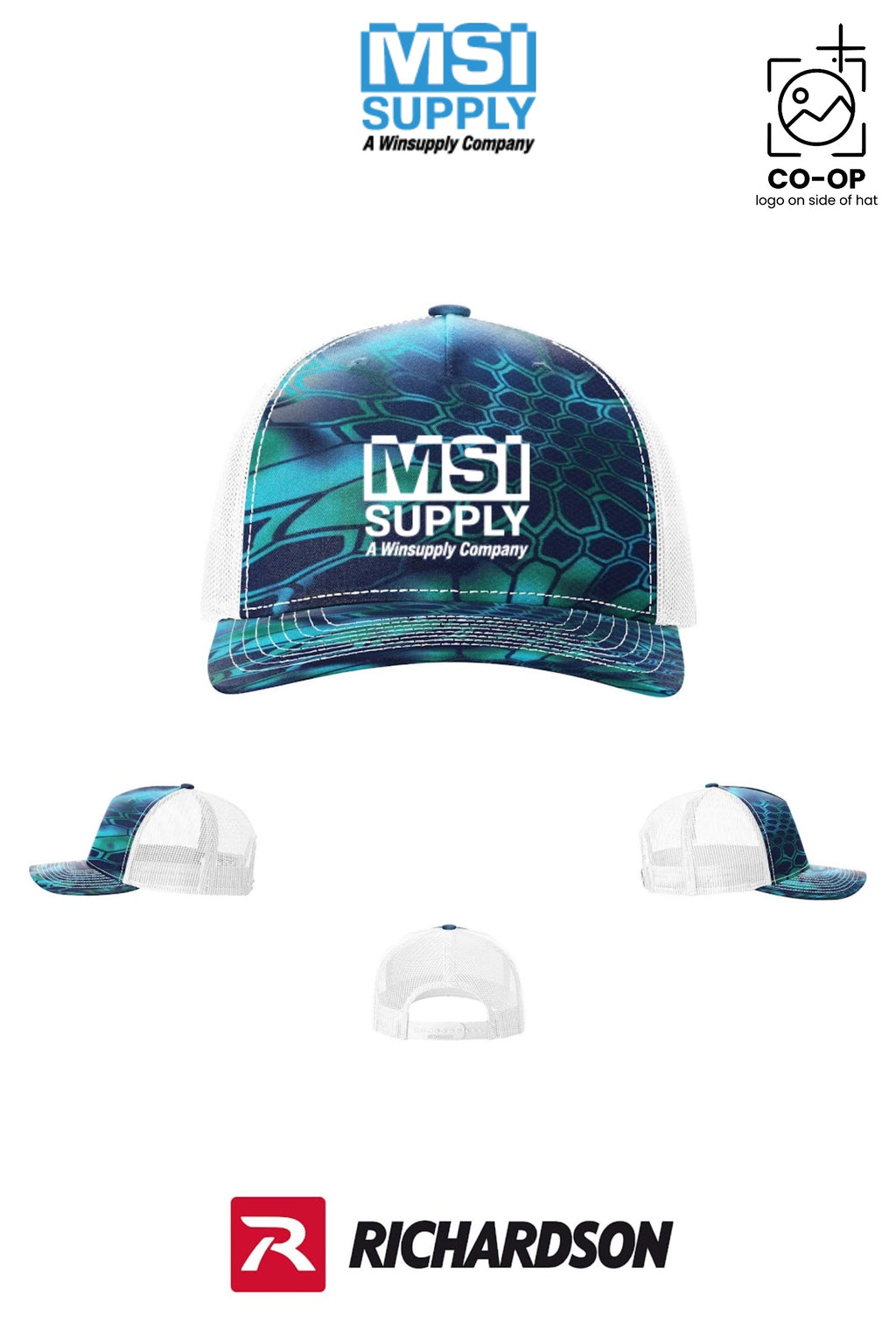 Richardson 112PFP Printed Five-Panel Trucker - MSI Supply Houston