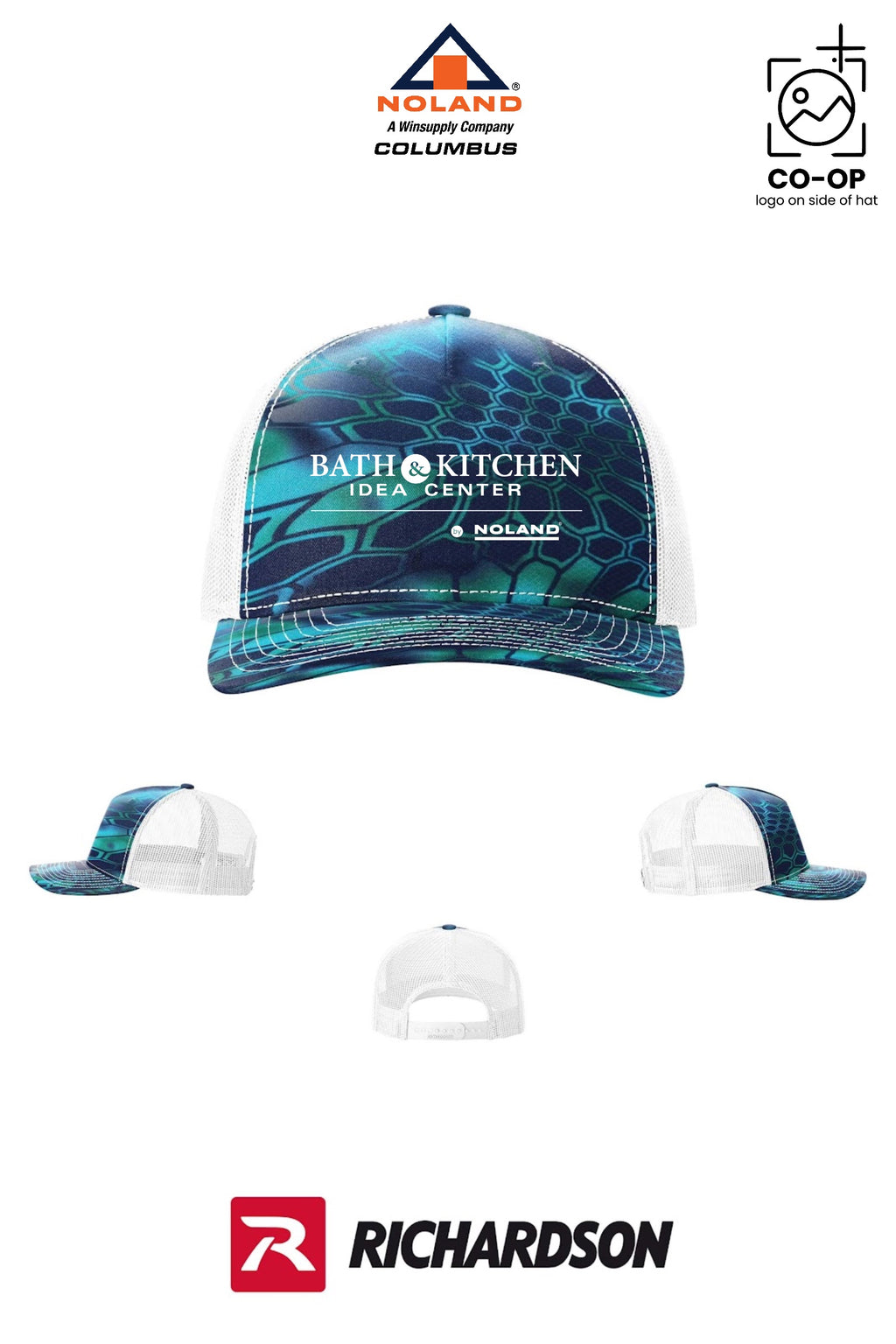 Richardson 112PFP Printed Five-Panel Trucker - Columbus Noland