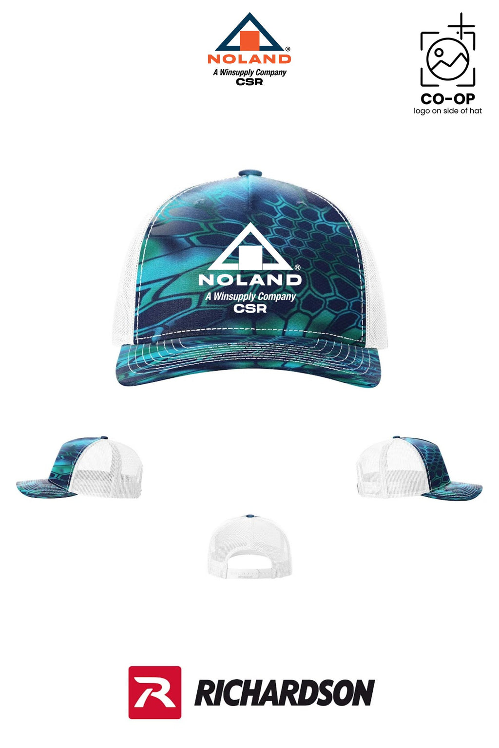 Richardson 112PFP Printed Five-Panel Trucker - Noland CSR