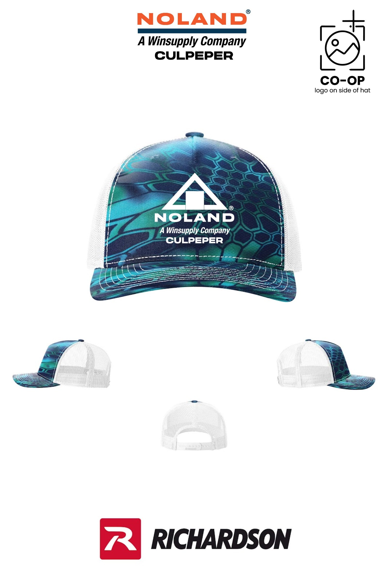 Richardson 112PFP Printed Five-Panel Trucker - Culpeper Noland