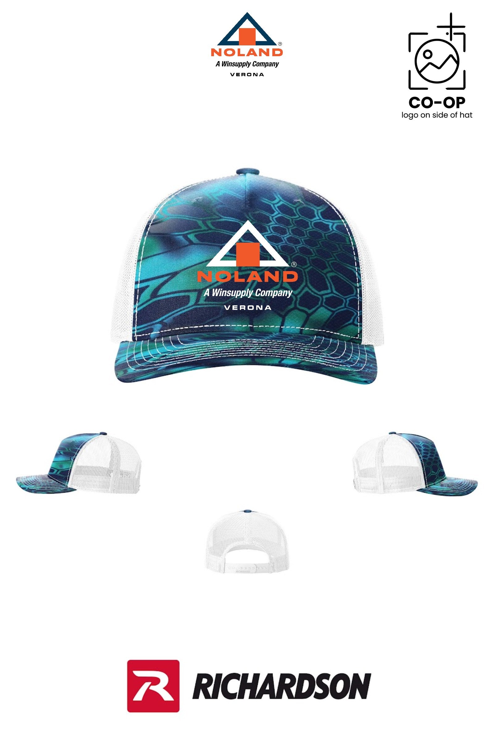 Richardson 112PFP Printed Five-Panel Trucker - Verona Noland