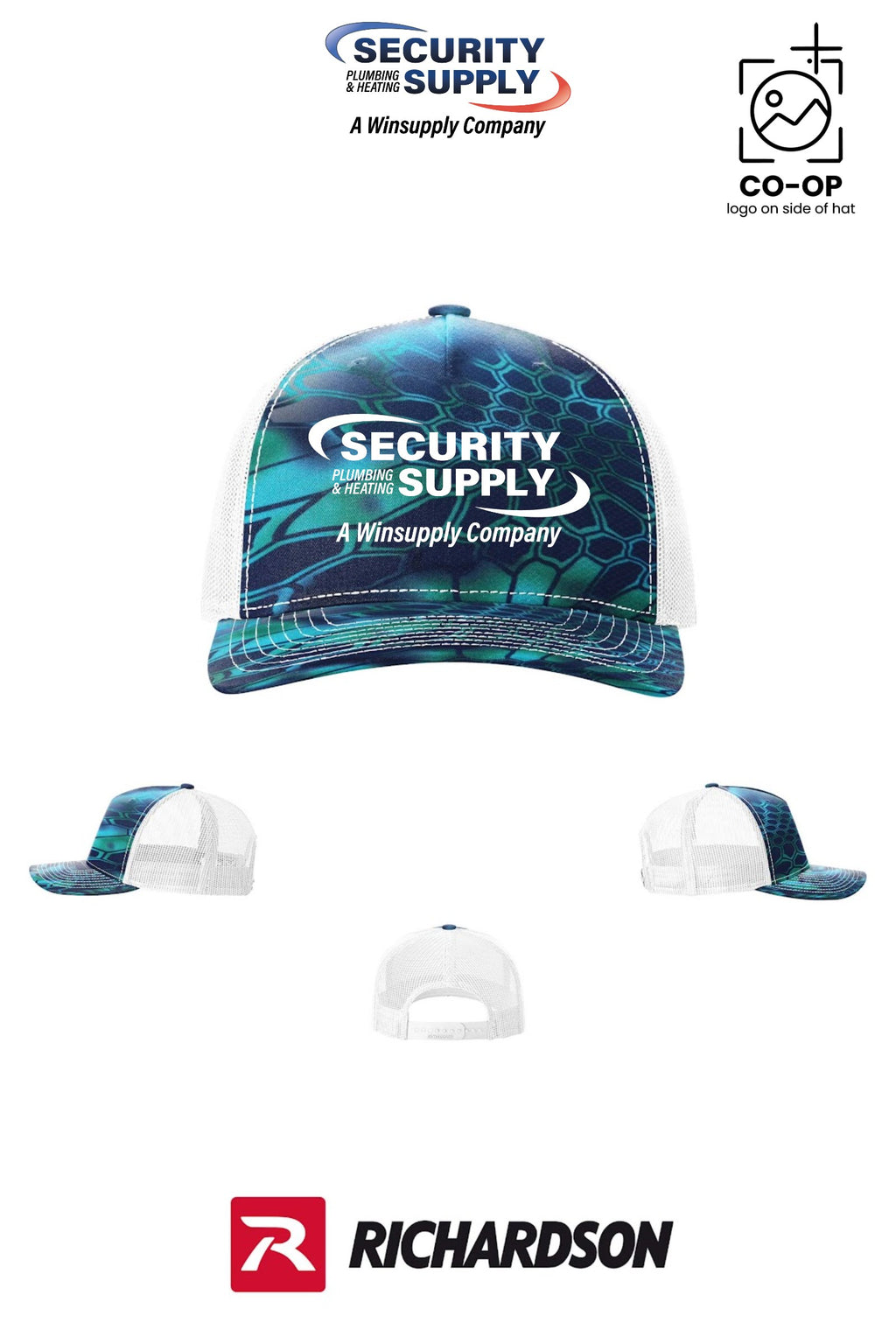 Richardson 112PFP Printed Five-Panel Trucker - SPHS Watertown