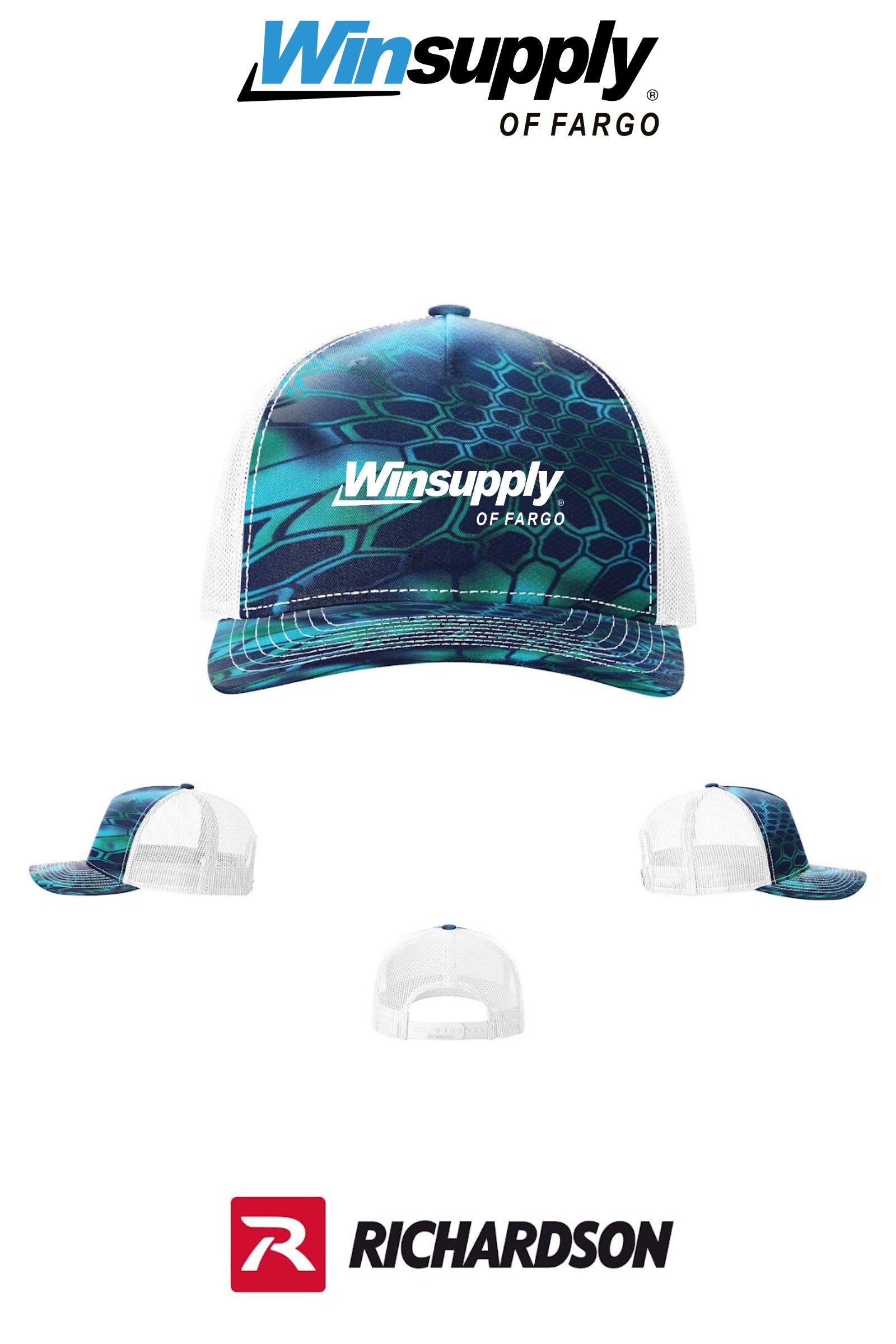 Richardson 112PFP Printed Five-Panel Trucker - Winsupply of Fargo
