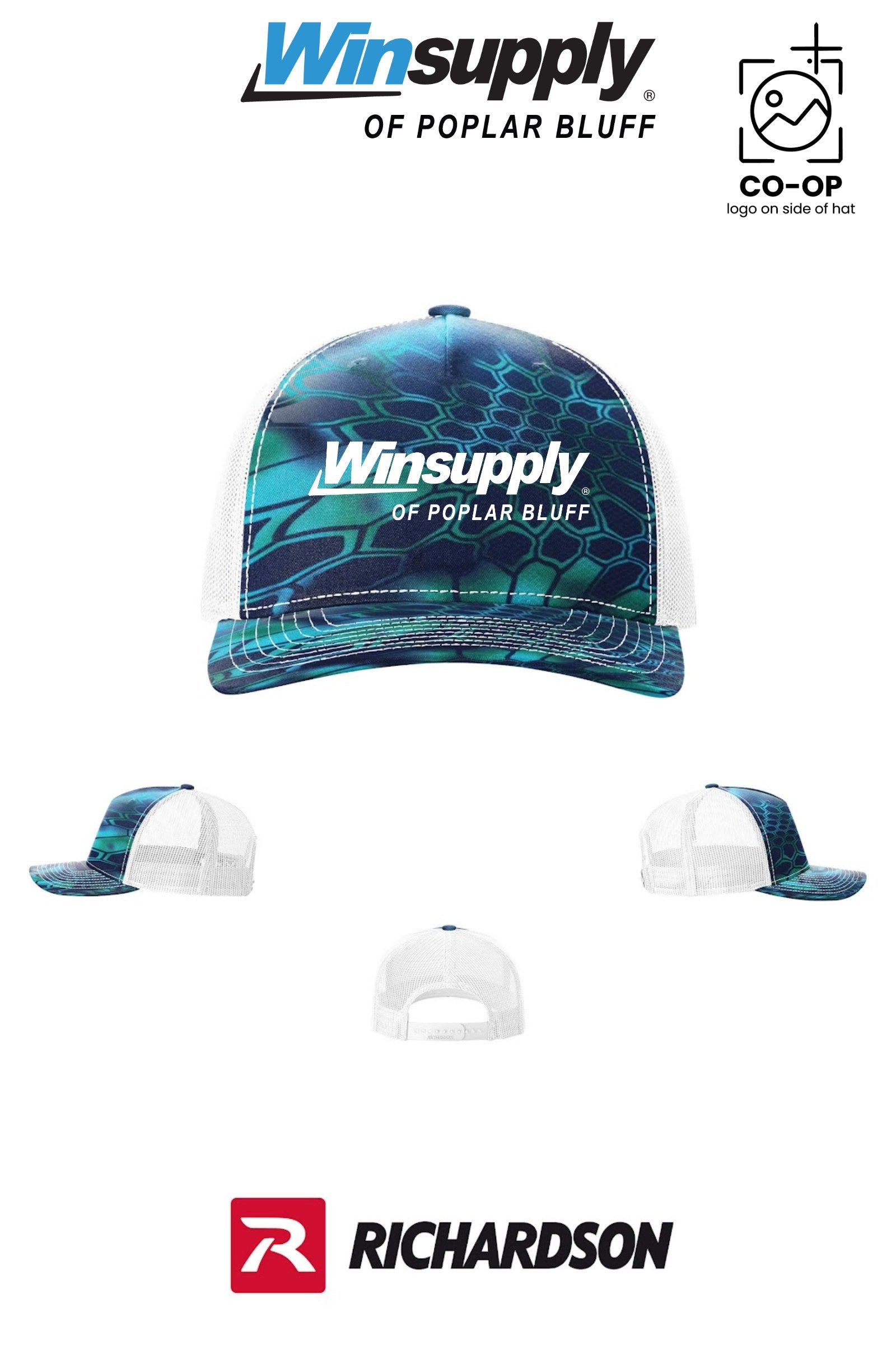 Richardson 112PFP Printed Five-Panel Trucker - Winsupply of Poplar Bluff