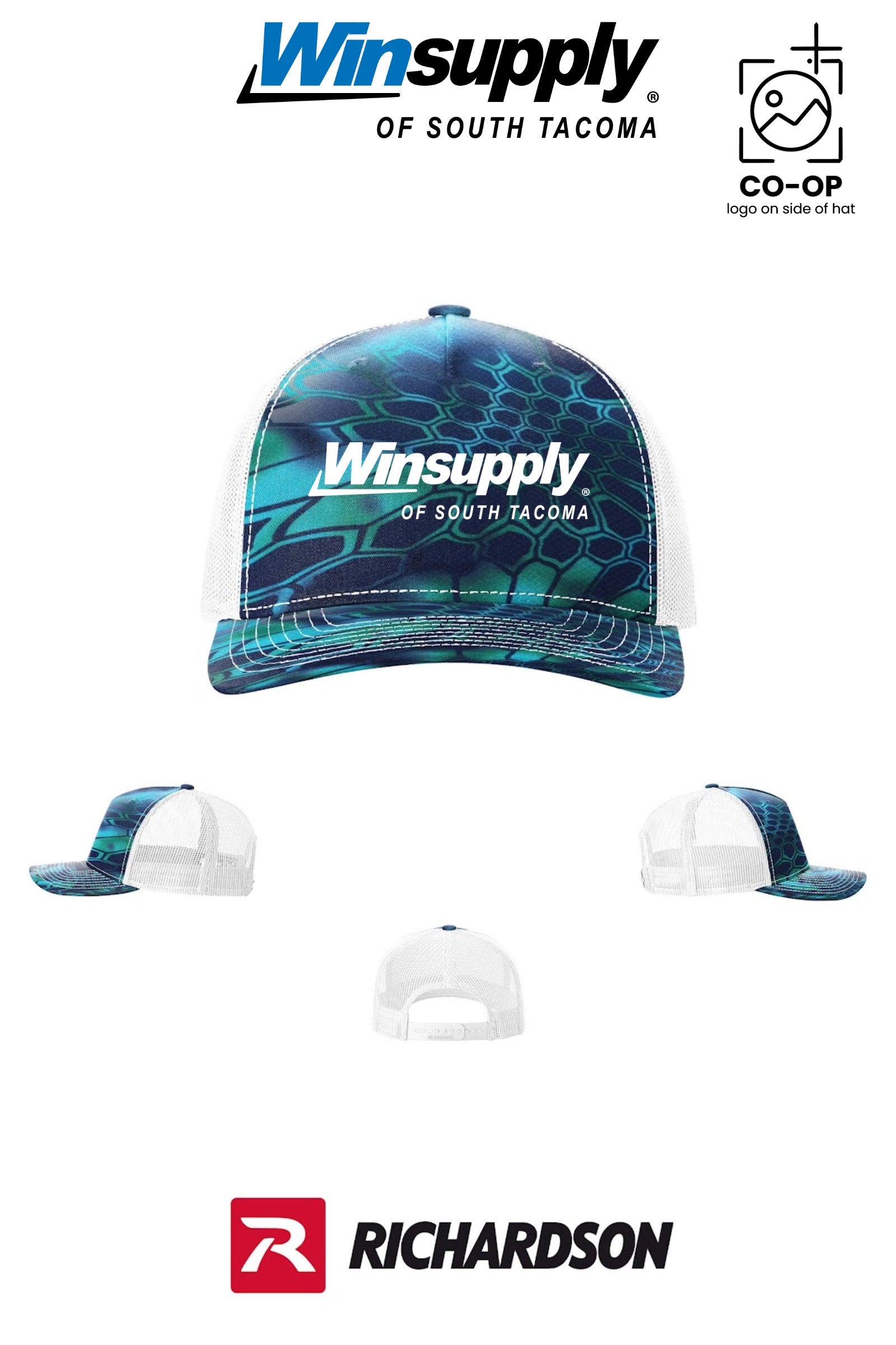 Richardson 112PFP Printed Five-Panel Trucker - Winsupply of South Tacoma
