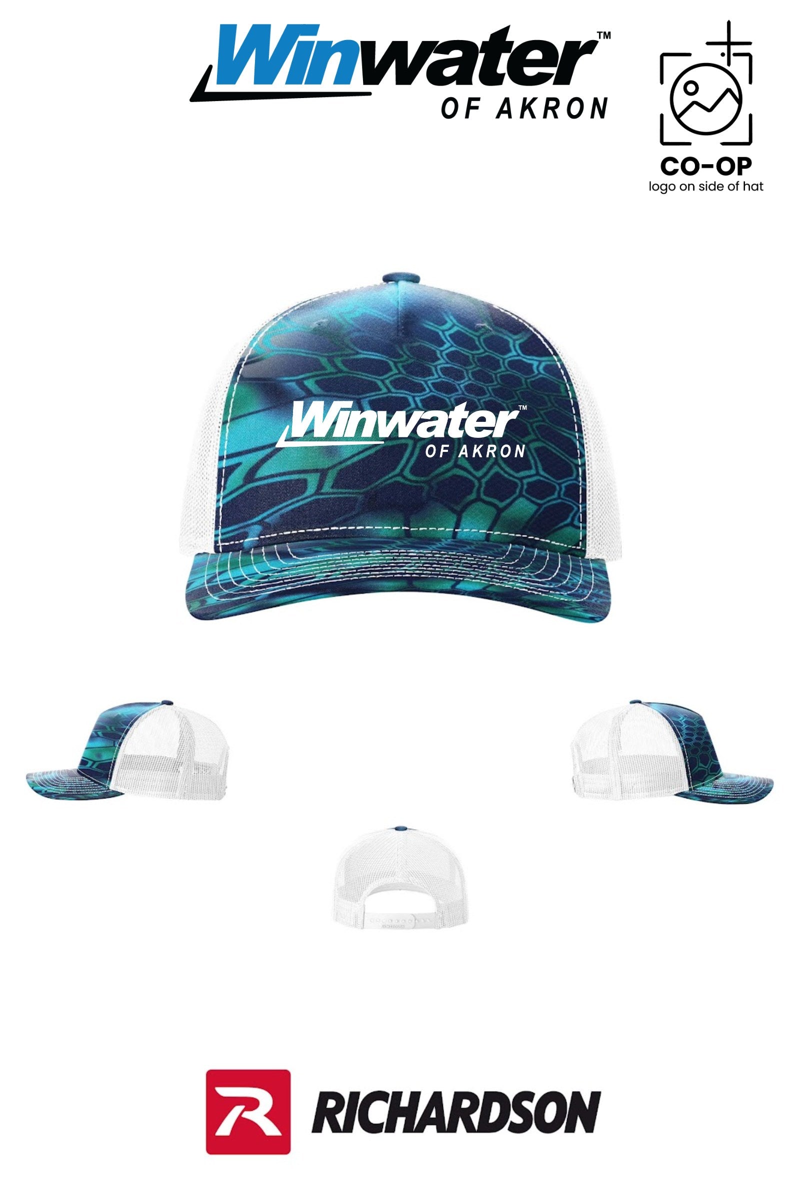 Richardson 112PFP Printed Five-Panel Trucker - Winwater of Akron