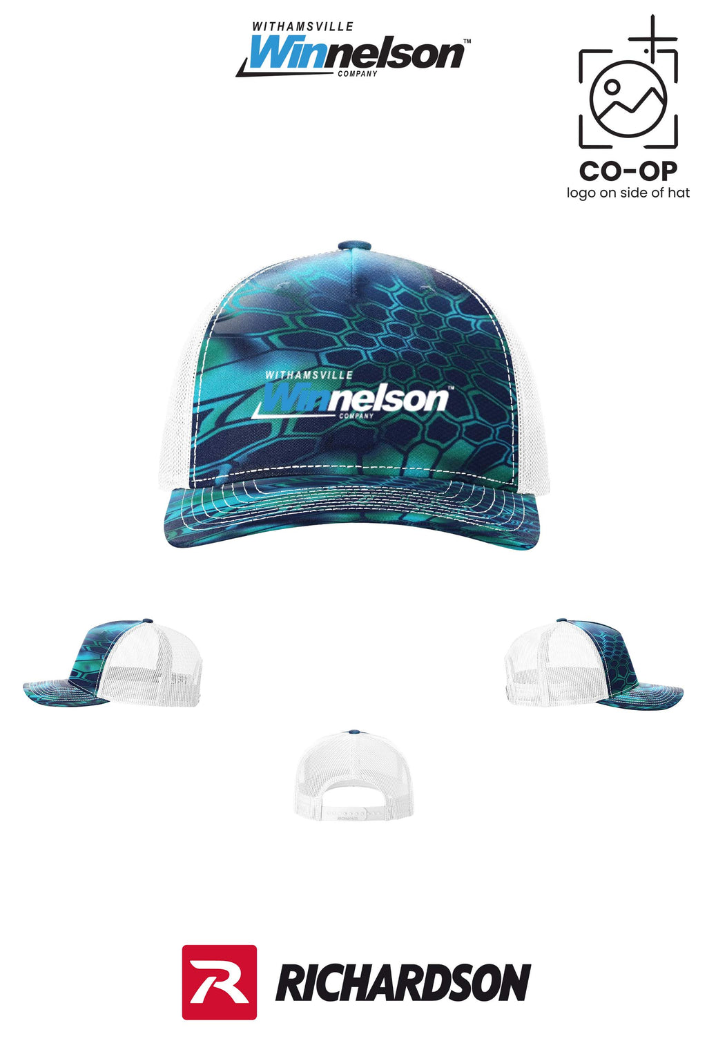 Richardson 112PFP Printed Five-Panel Trucker - Withamsville Winnelson