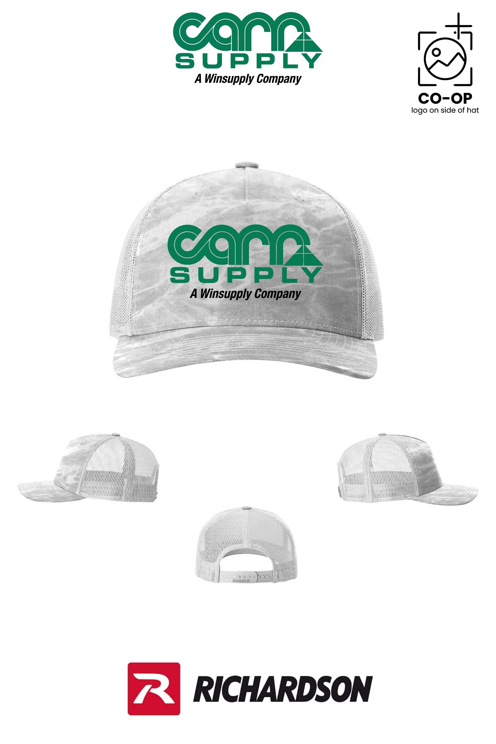 Richardson 112PFP Printed Five-Panel Trucker - Beaufort Winlectric