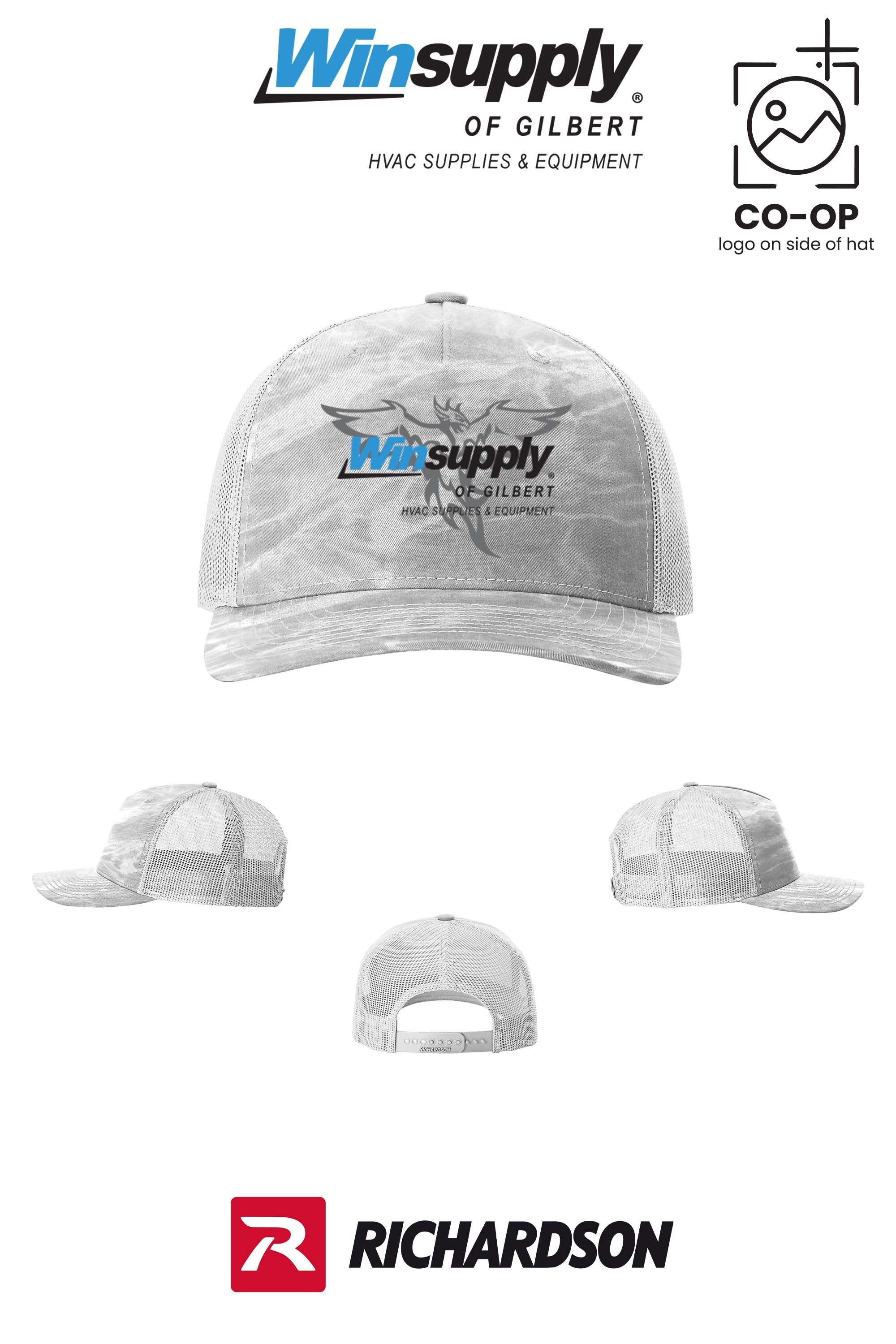 Richardson 112PFP Printed Five-Panel Trucker - Winsupply of Gilbert