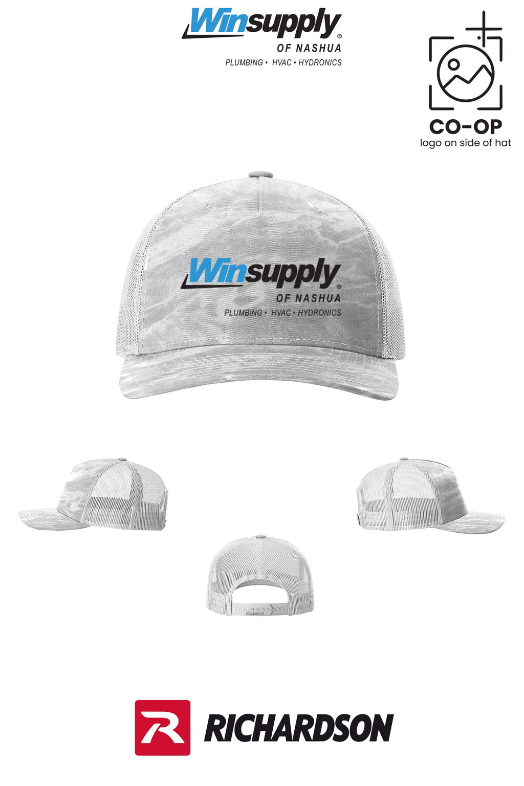Richardson 112PFP Printed Five-Panel Trucker - Winsupply of Nashua