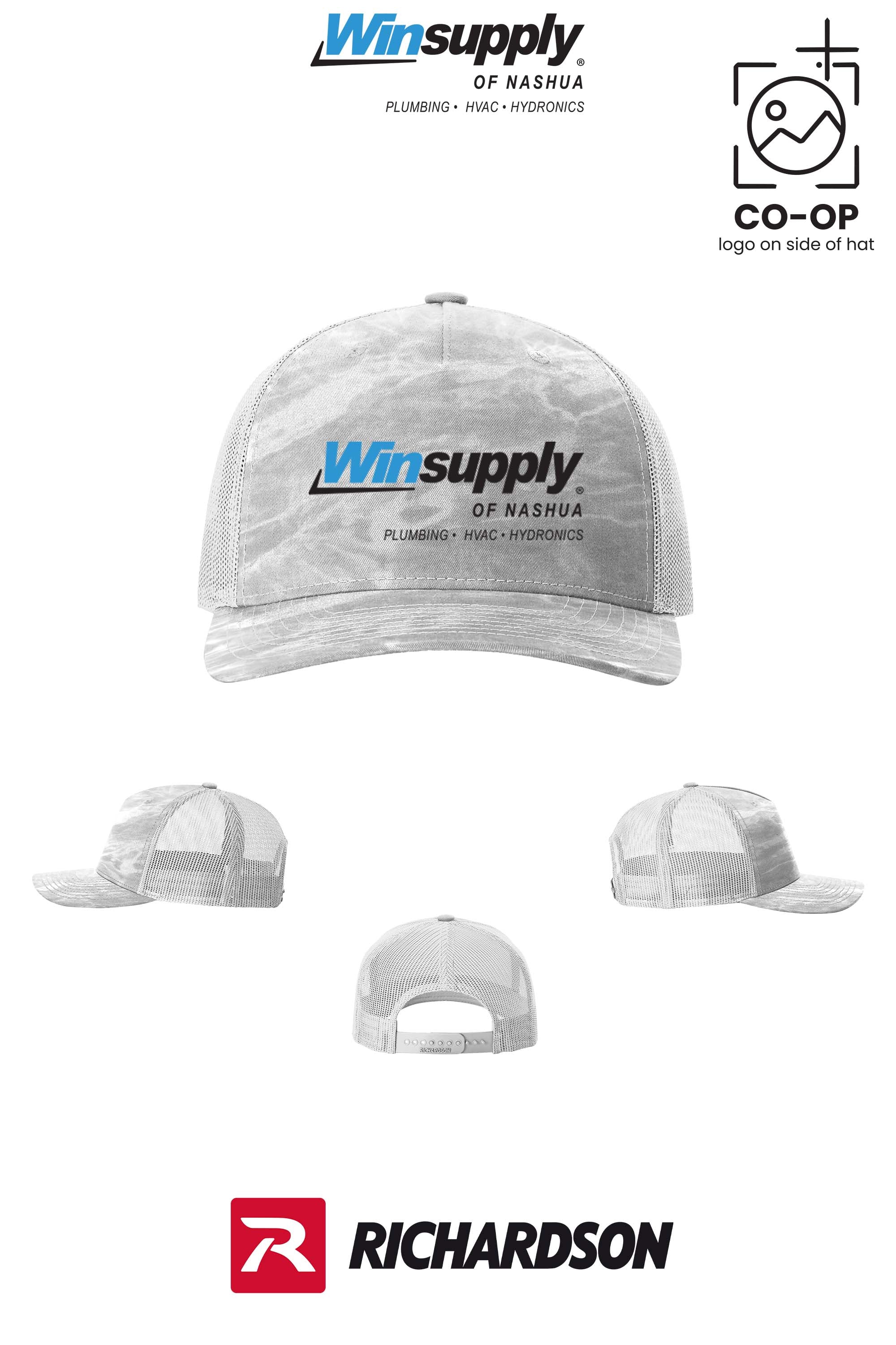 Richardson 112PFP Printed Five-Panel Trucker - Winsupply of Nashua