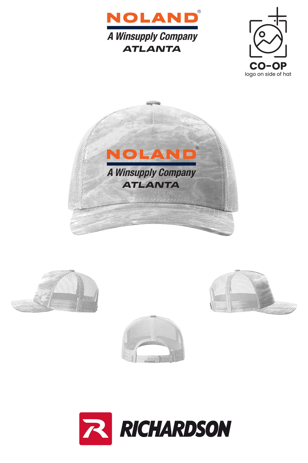 Richardson 112PFP Printed Five-Panel Trucker - Atlanta Noland