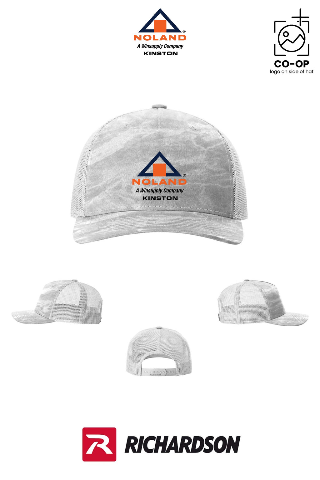 Richardson 112PFP Printed Five-Panel Trucker - Kinston Noland
