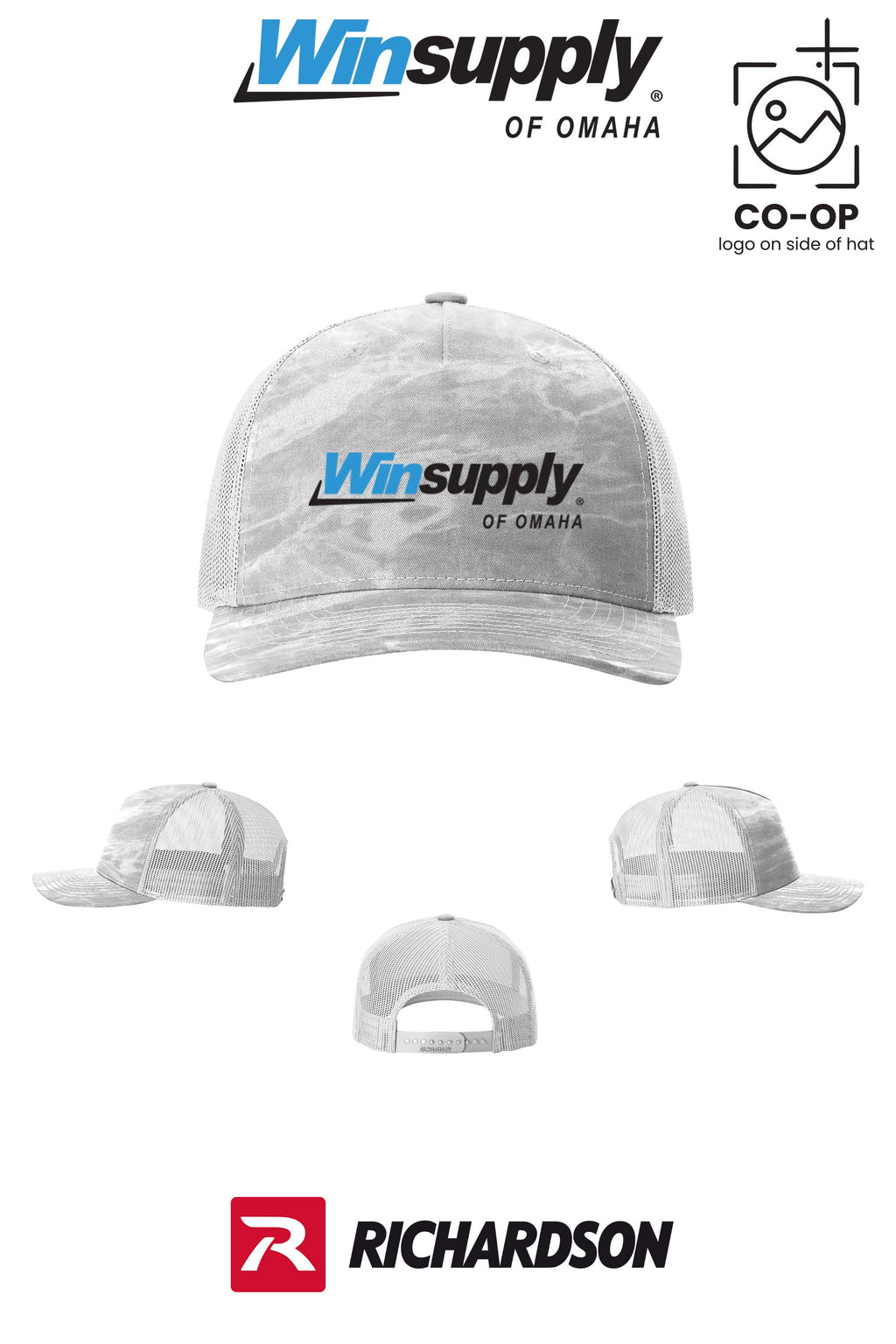 Richardson 112PFP Printed Five-Panel Trucker - Winsupply of Omaha