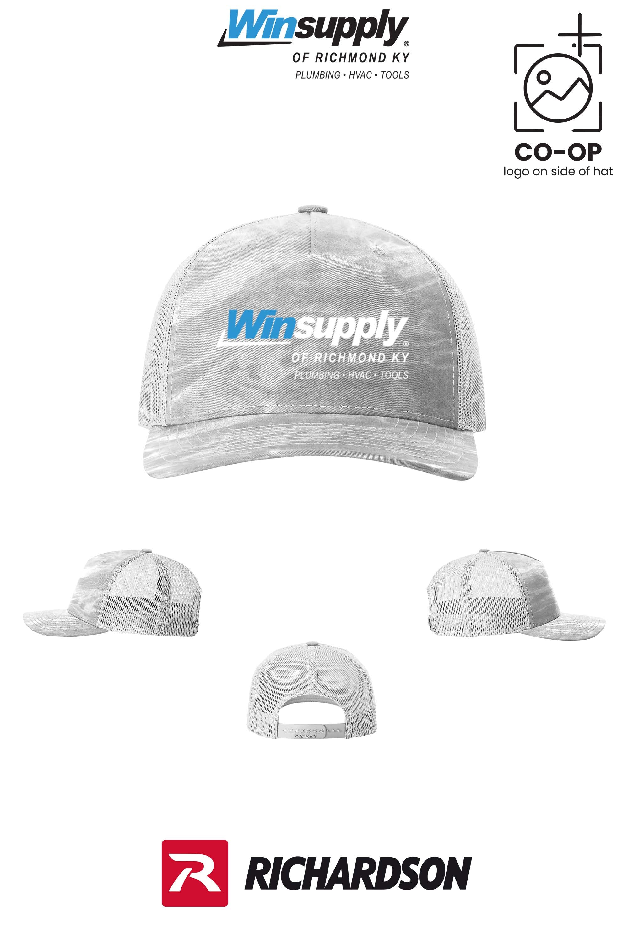 Richardson 112PFP Printed Five-Panel Trucker - Winsupply of Richmond KY