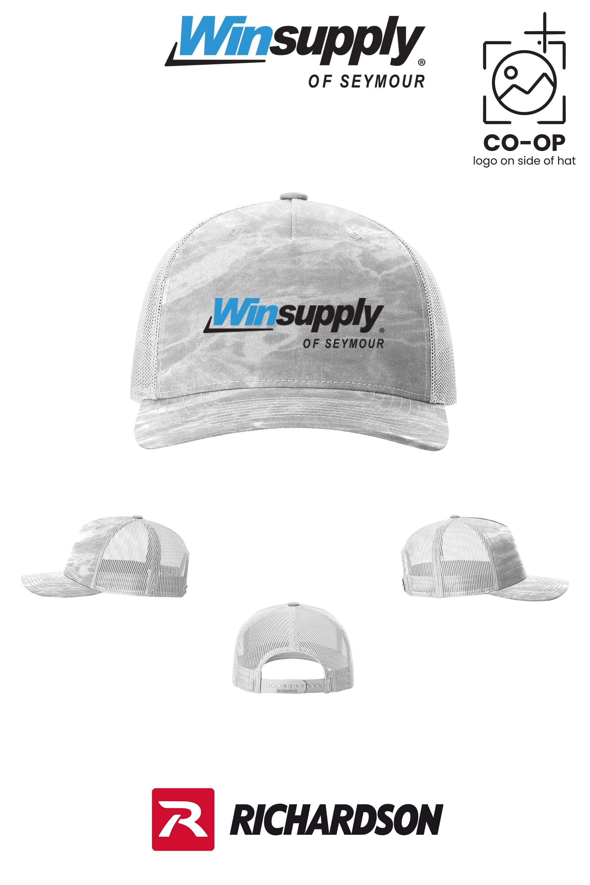 Richardson 112PFP Printed Five-Panel Trucker - Winsupply of Seymour IN