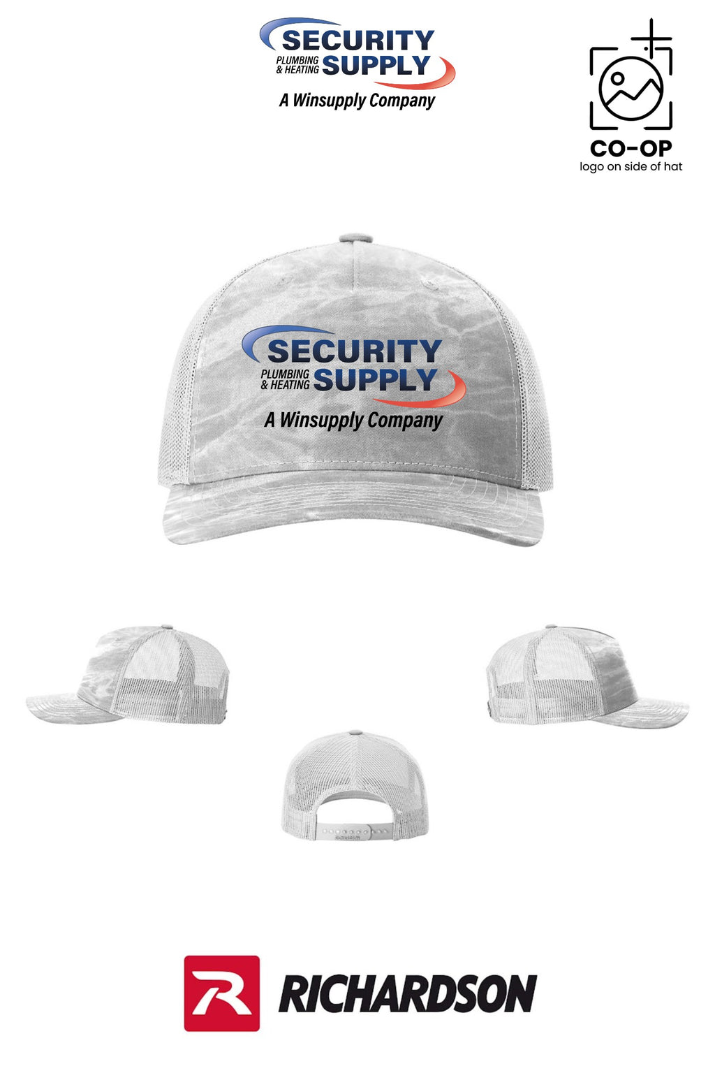 Richardson 112PFP Printed Five-Panel Trucker - SPHS Watertown