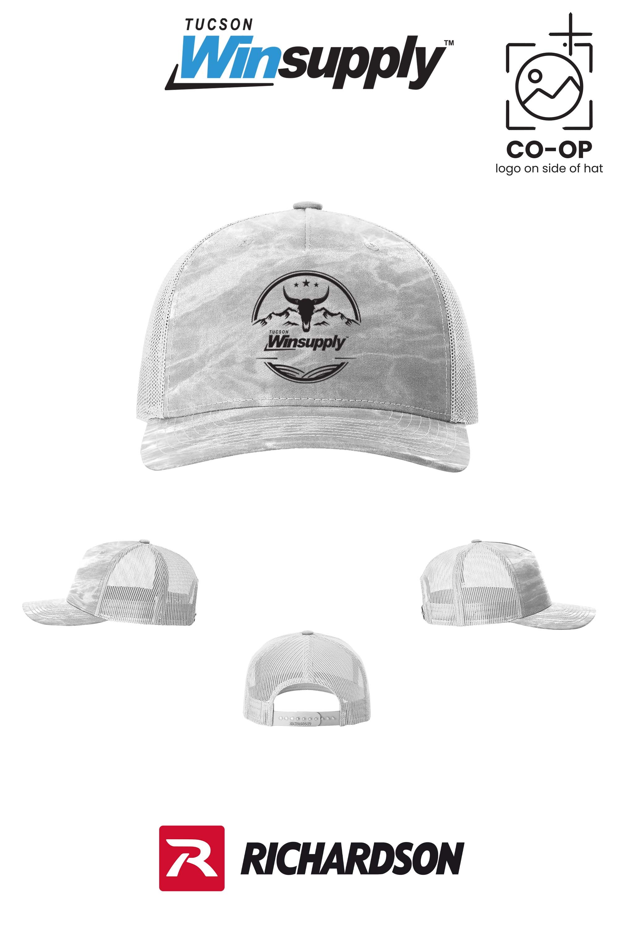 Richardson 112PFP Printed Five-Panel Trucker - Winsupply Tucson AZ