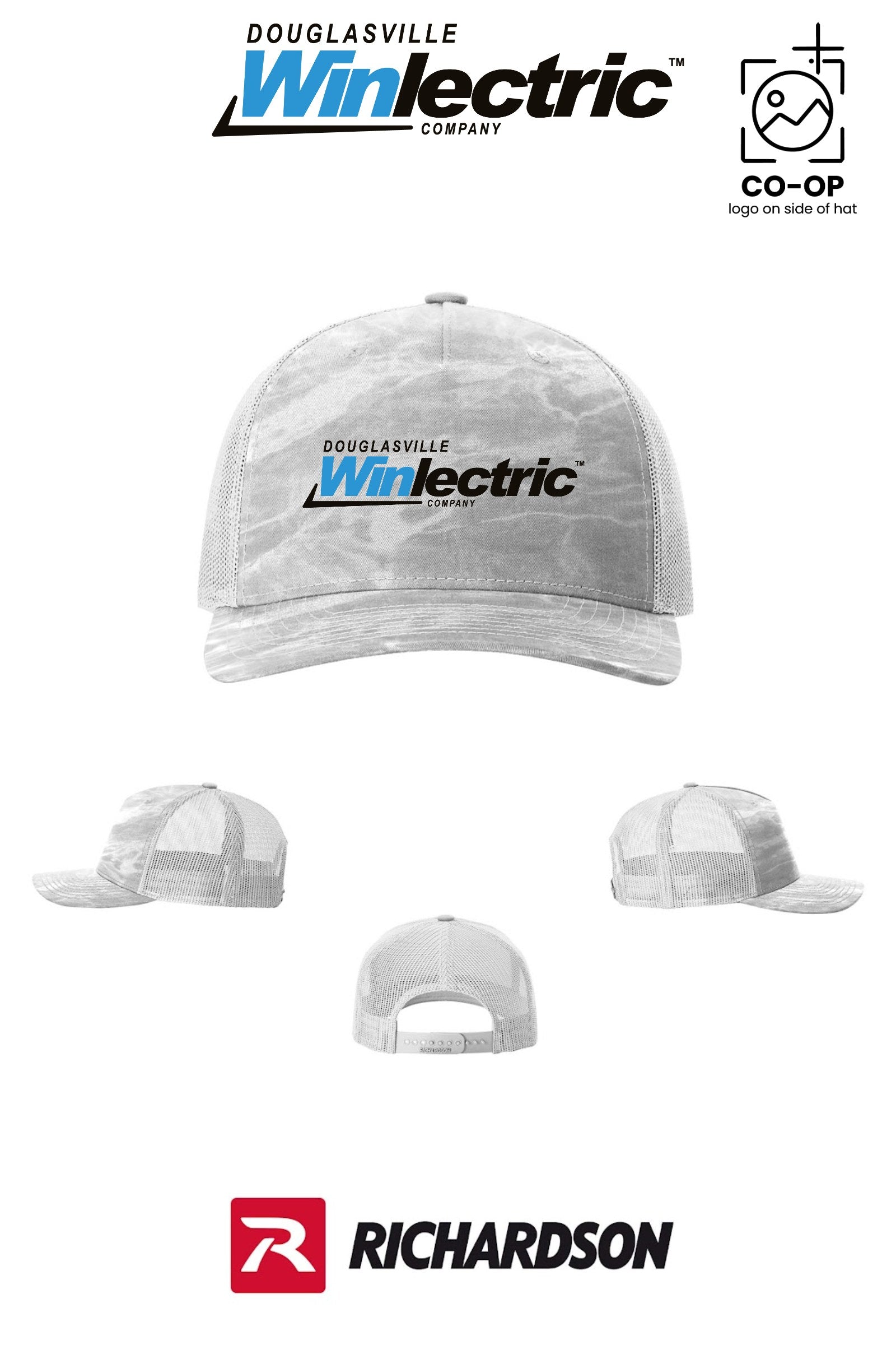 Richardson 112PFP Printed Five-Panel Trucker - Douglasville Winlectric