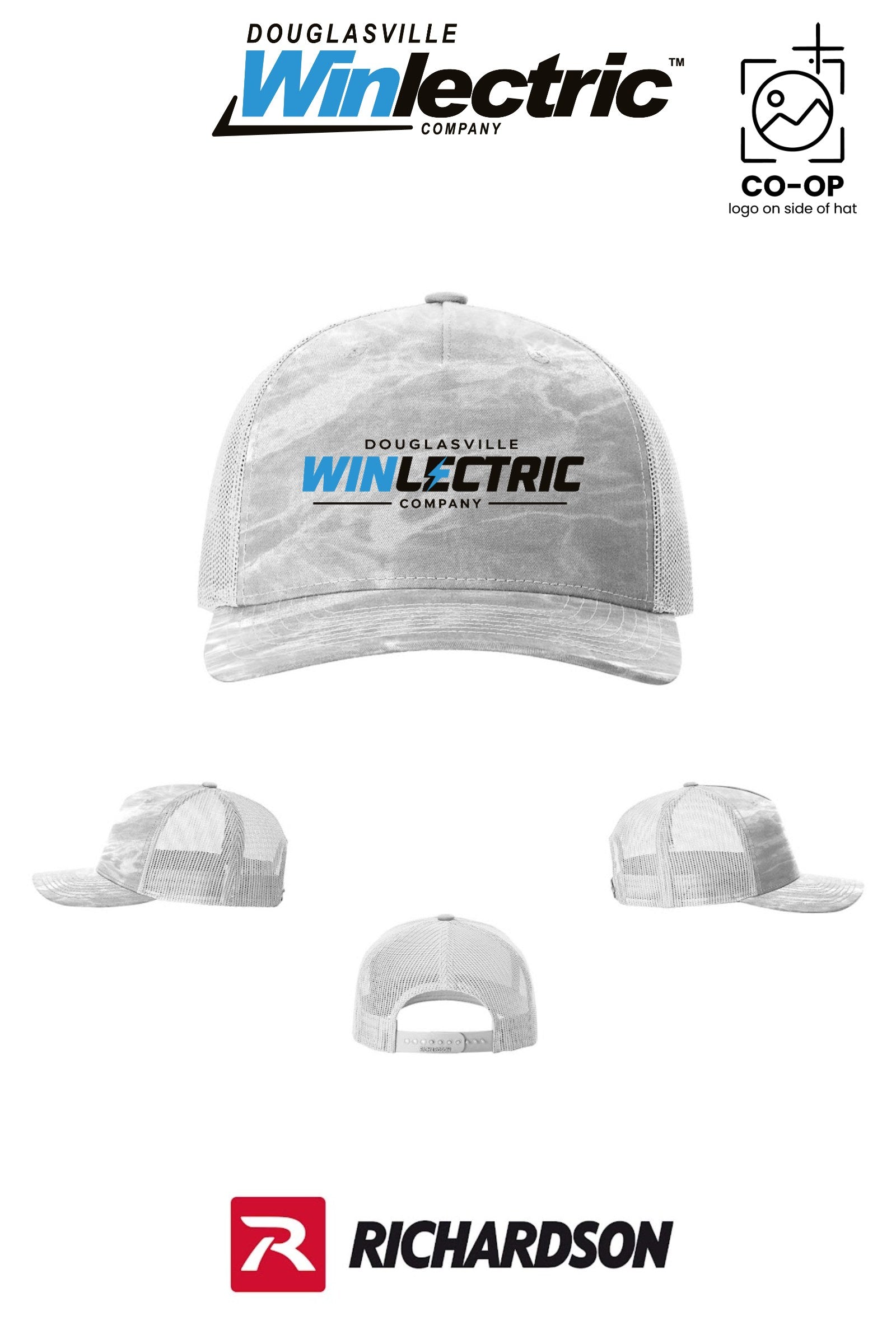 Richardson 112PFP Printed Five-Panel Trucker - Douglasville Winlectric